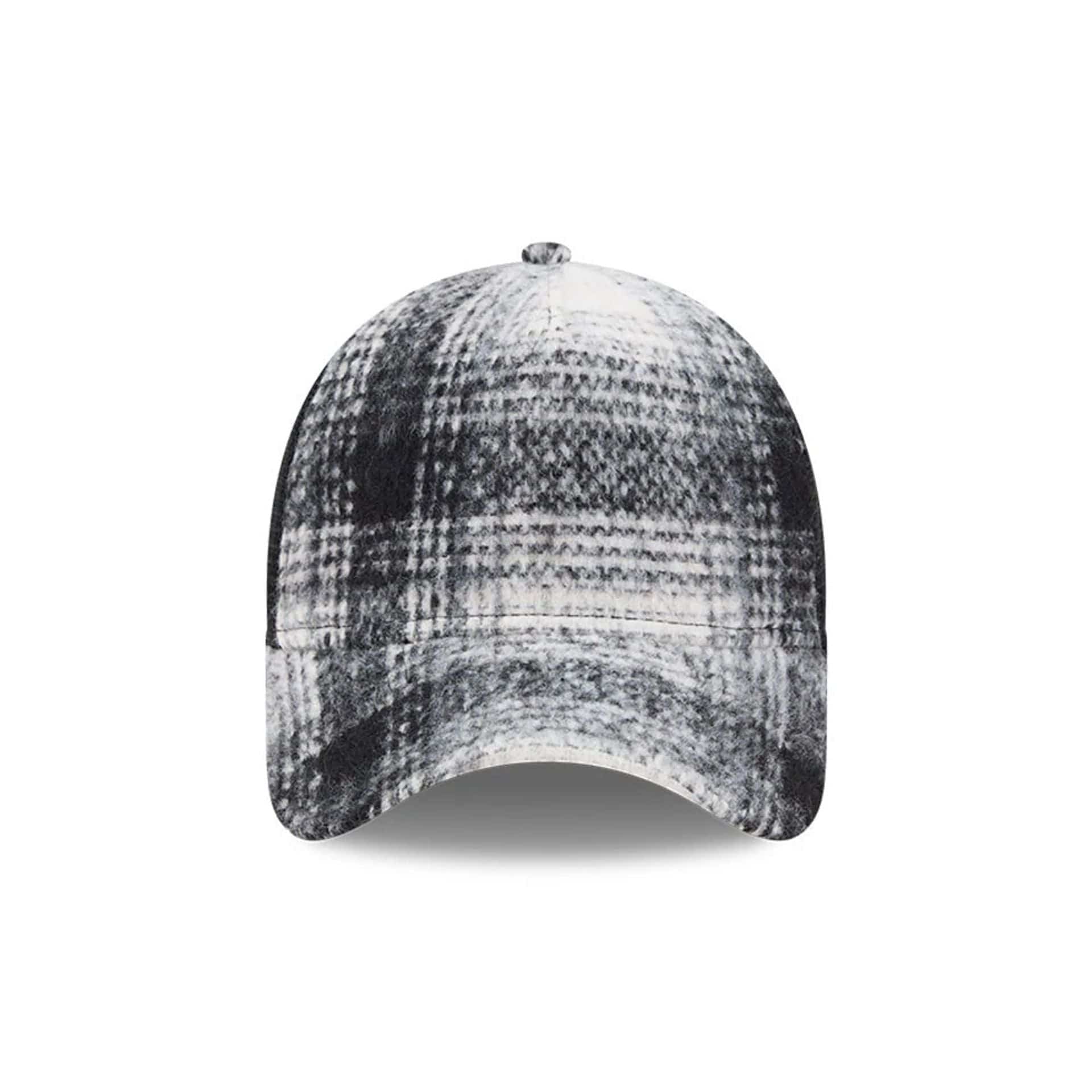 New Era White & Black Plaid 9FORTY A-Frame Trucker Adjustable Cap - Image 3