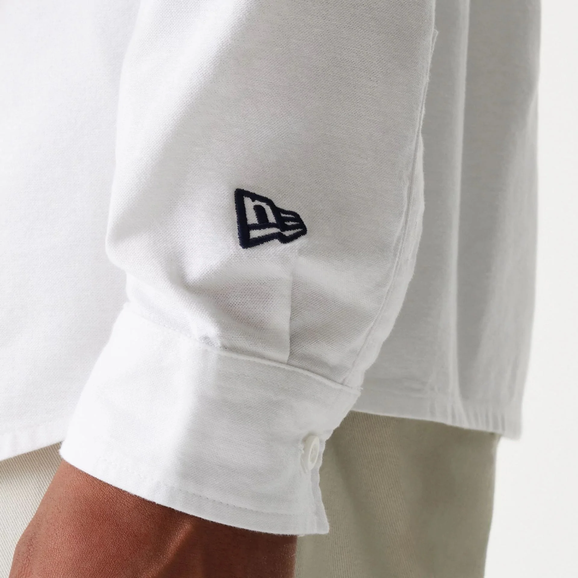 New Era White Long Sleeve Shirt - Image 5