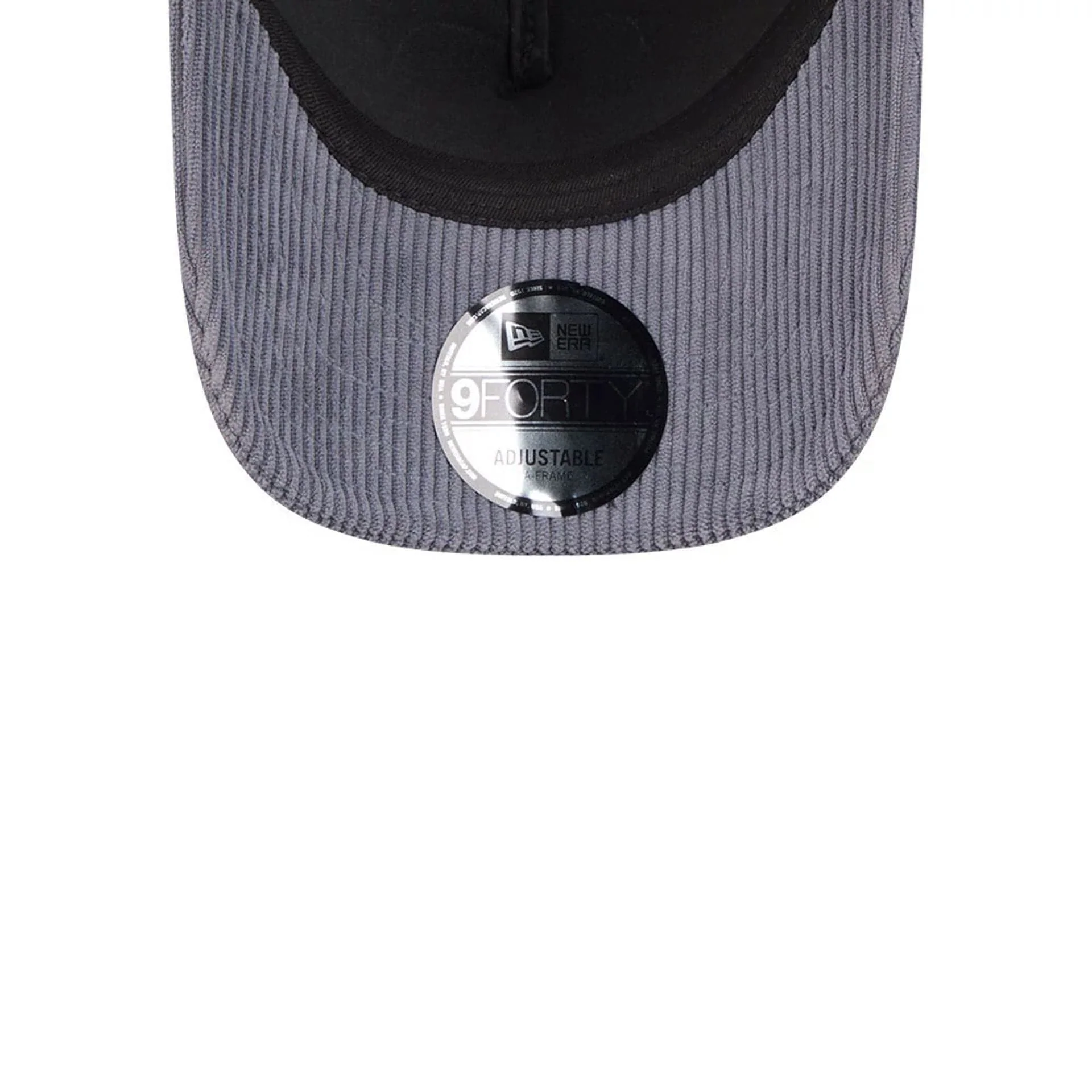 New Era Wide Cord Dark Blue 9FORTY A-Frame Trucker Adjustable Cap - Image 7