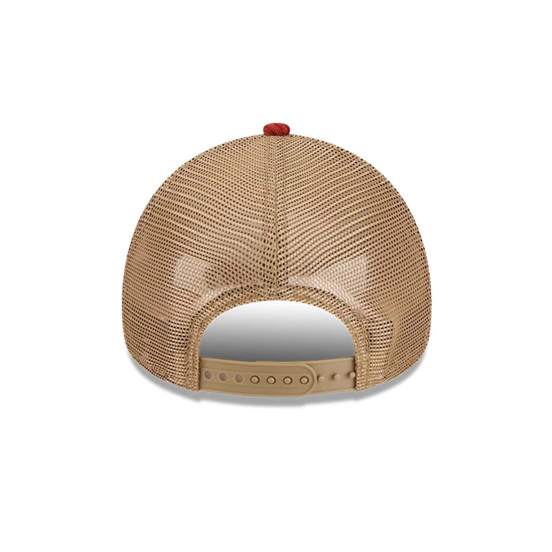 New Era Wide Cord Dark Red 9FORTY A-Frame Trucker Adjustable Cap - Image 6