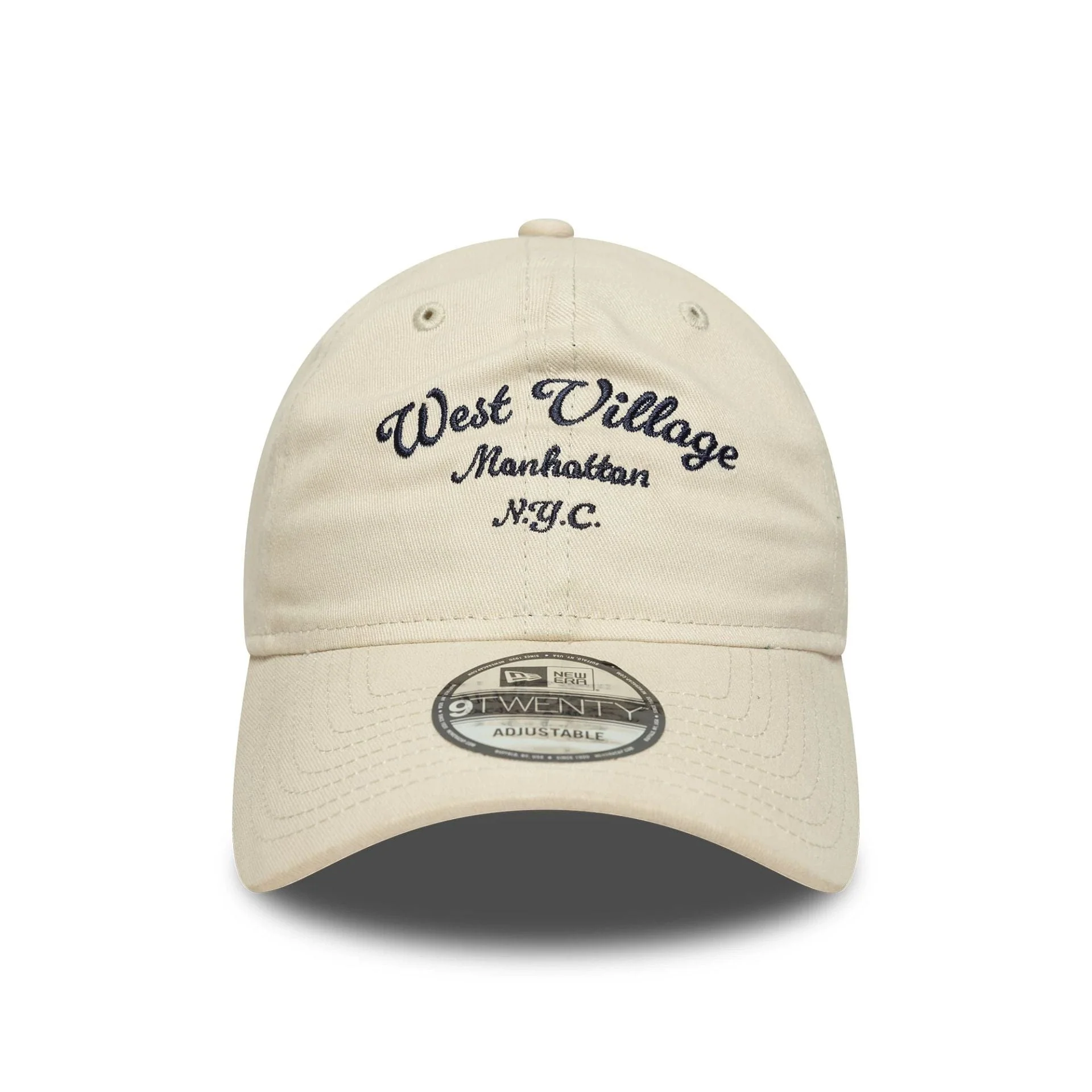 New Era Wordmark Cream 9TWENTY Adjustable Cap - Image 2