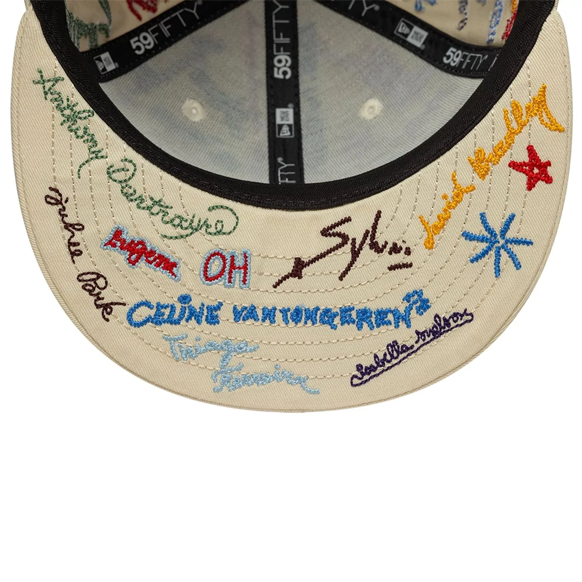 New Era x Kenzo Light Beige 59FIFTY Fitted Cap - Image 7