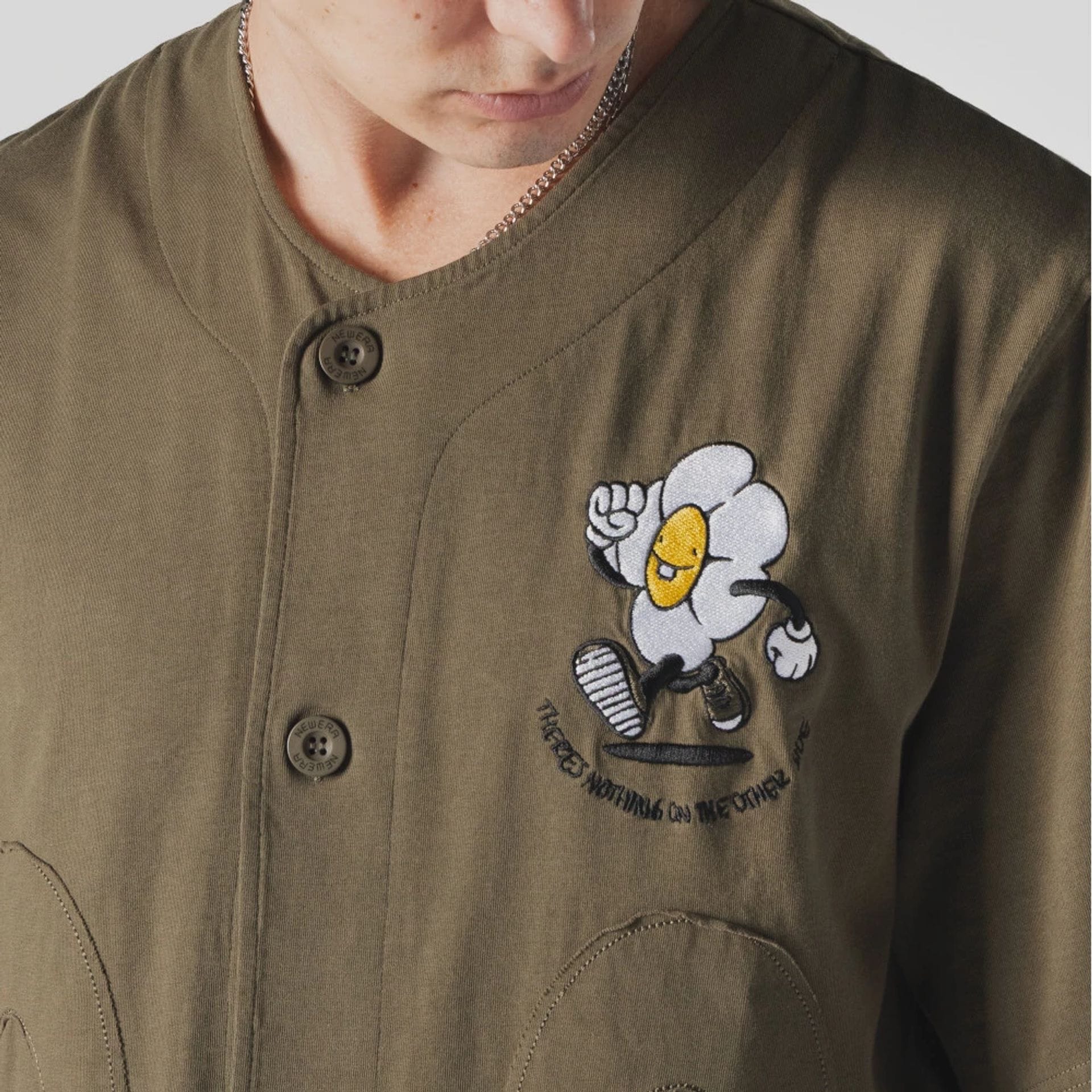 New Era x Rodrigo Roji Flower Green Jersey - Image 4