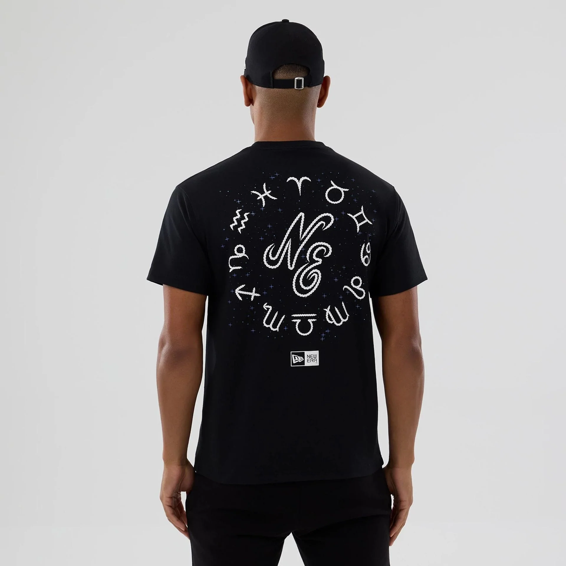New Era Zodiac Sign Black T-Shirt - Image 2