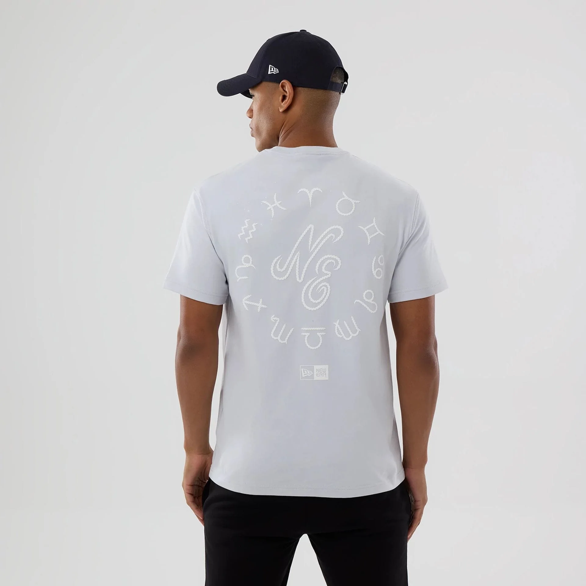 New Era Zodiac Sign Silver T-Shirt - Image 2