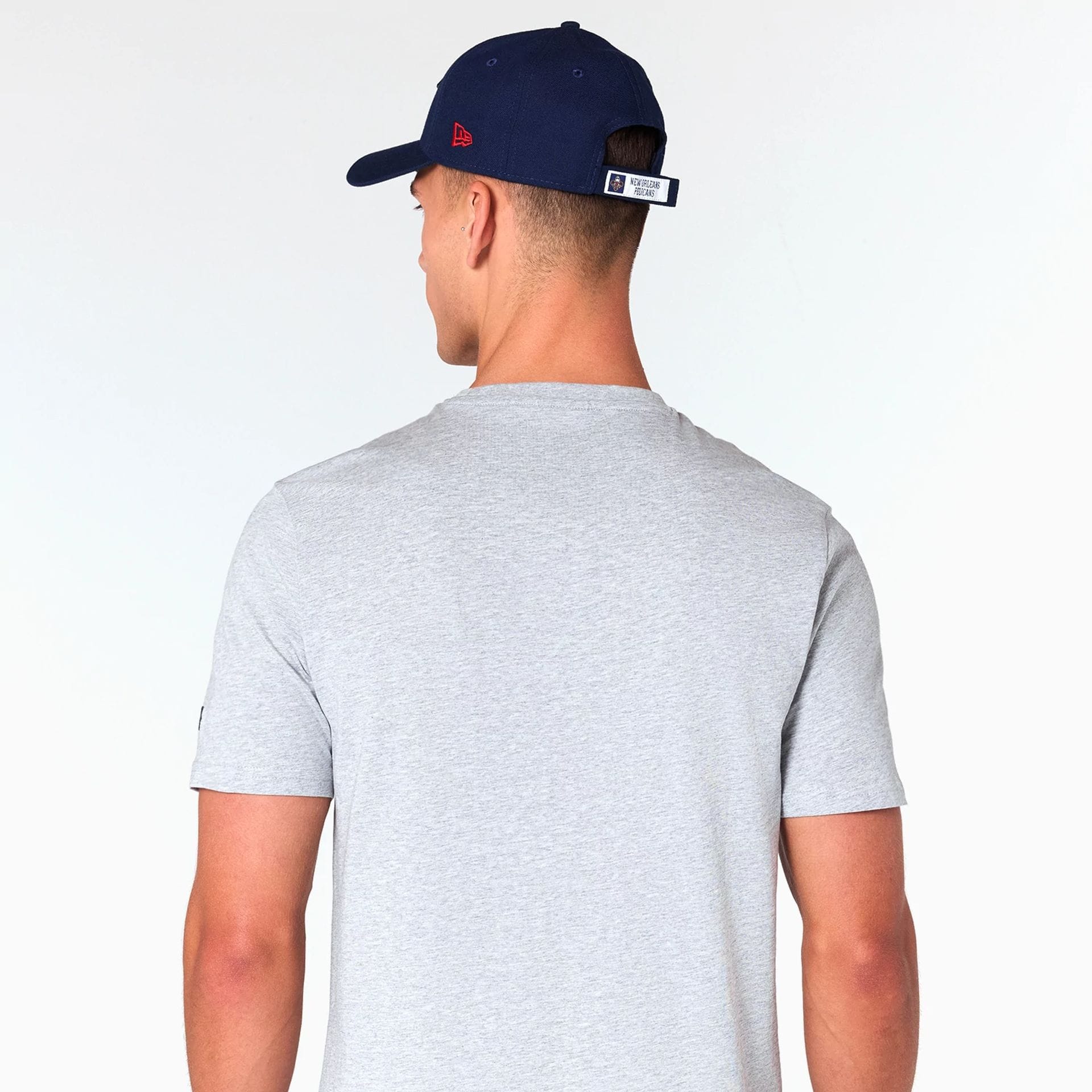New Orleans Pelicans NBA Grey T-Shirt - Image 6