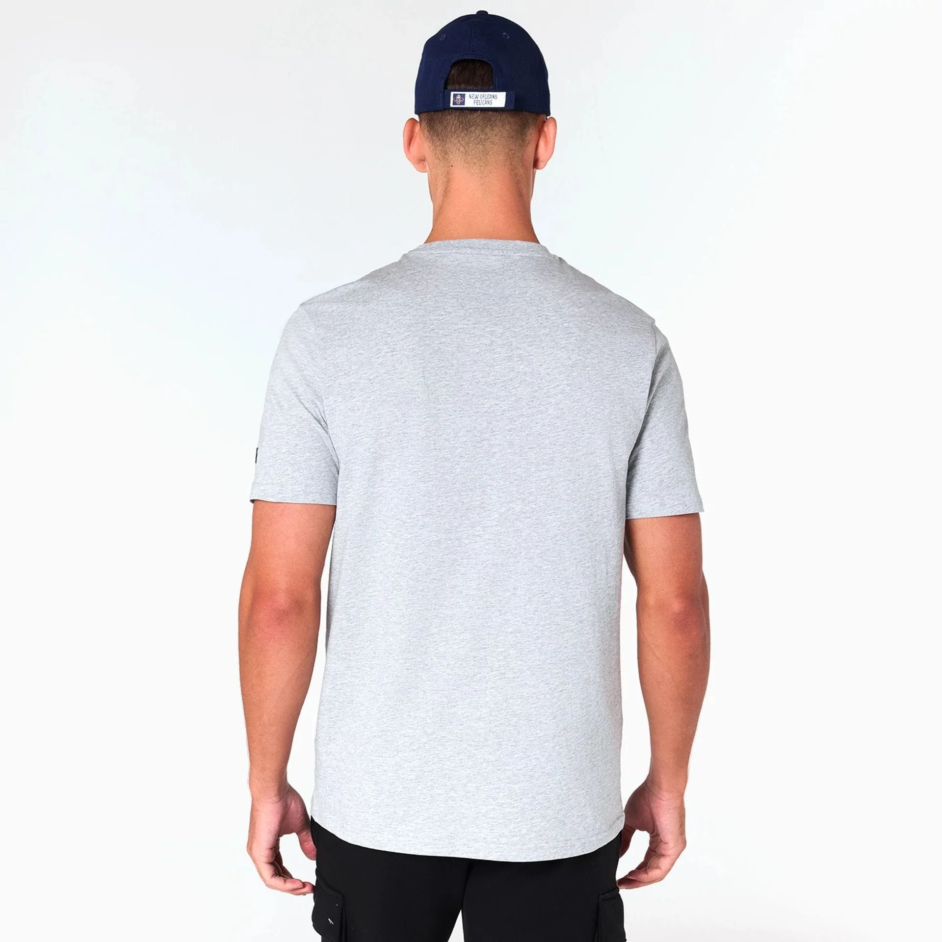 New Orleans Pelicans NBA Grey T-Shirt - Image 7