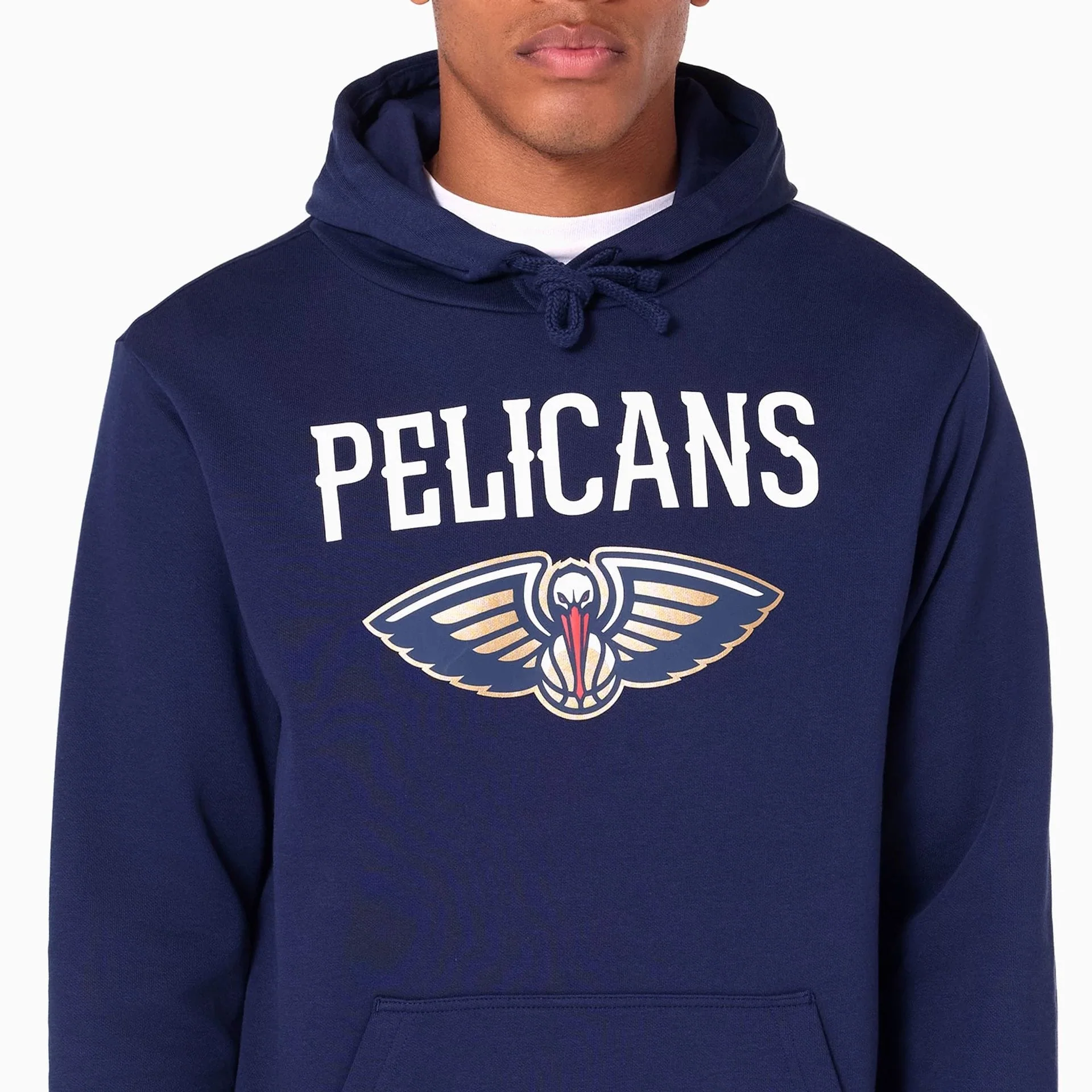 New Orleans Pelicans NBA Navy Pullover Hoodie - Image 2