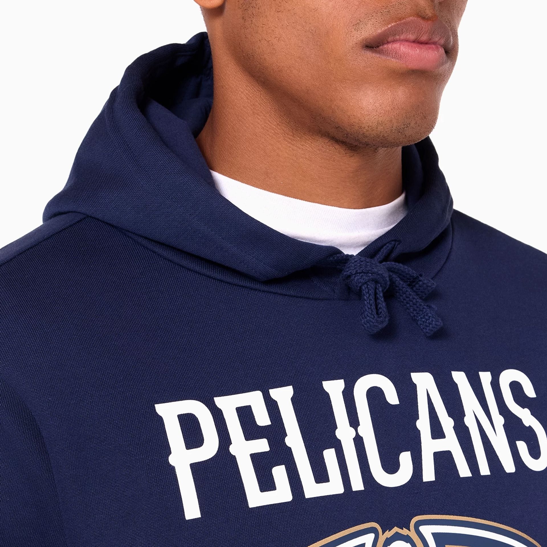 New Orleans Pelicans NBA Navy Pullover Hoodie - Image 3
