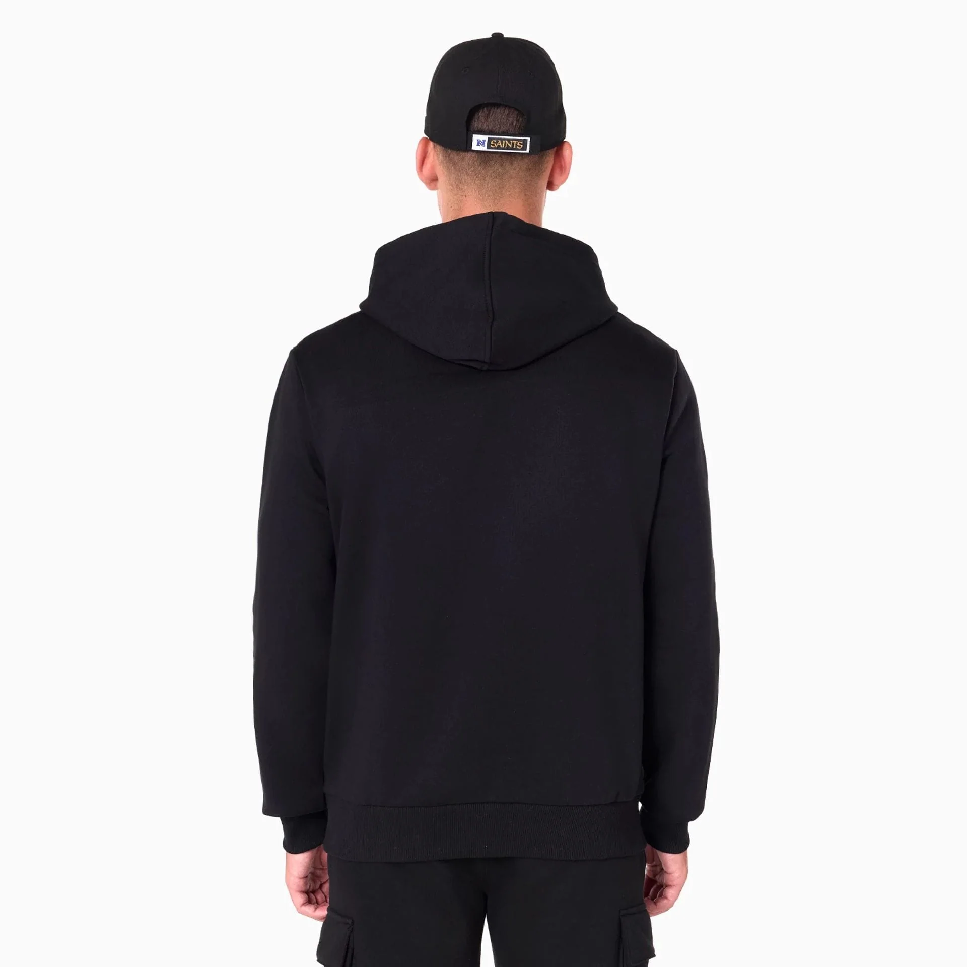New Orleans Saints NFL Black Pullover Hoodie - Image 7