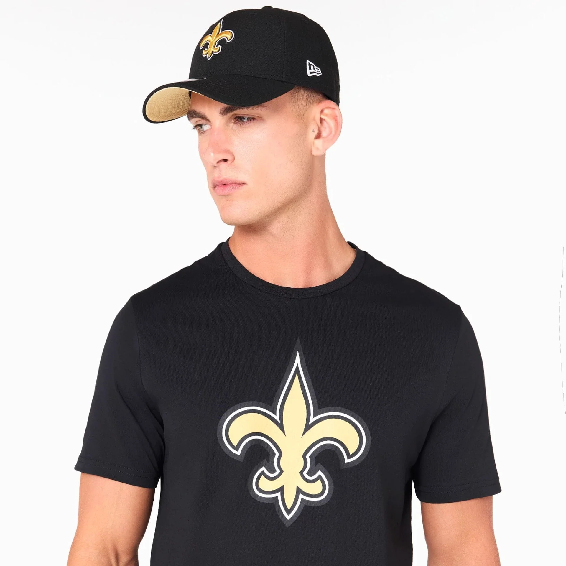 New Orleans Saints NFL Black T-Shirt - Image 4