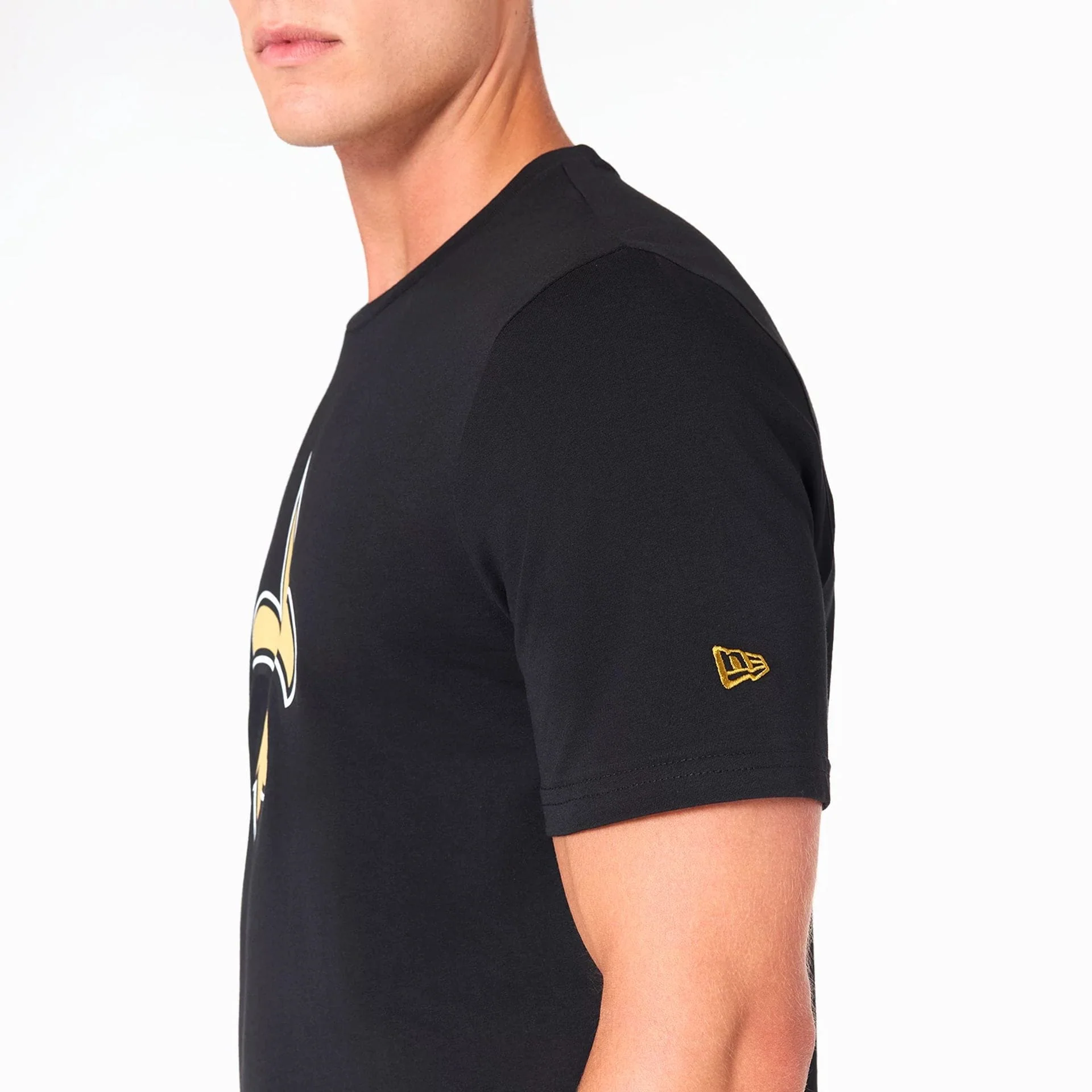 New Orleans Saints NFL Black T-Shirt - Image 5