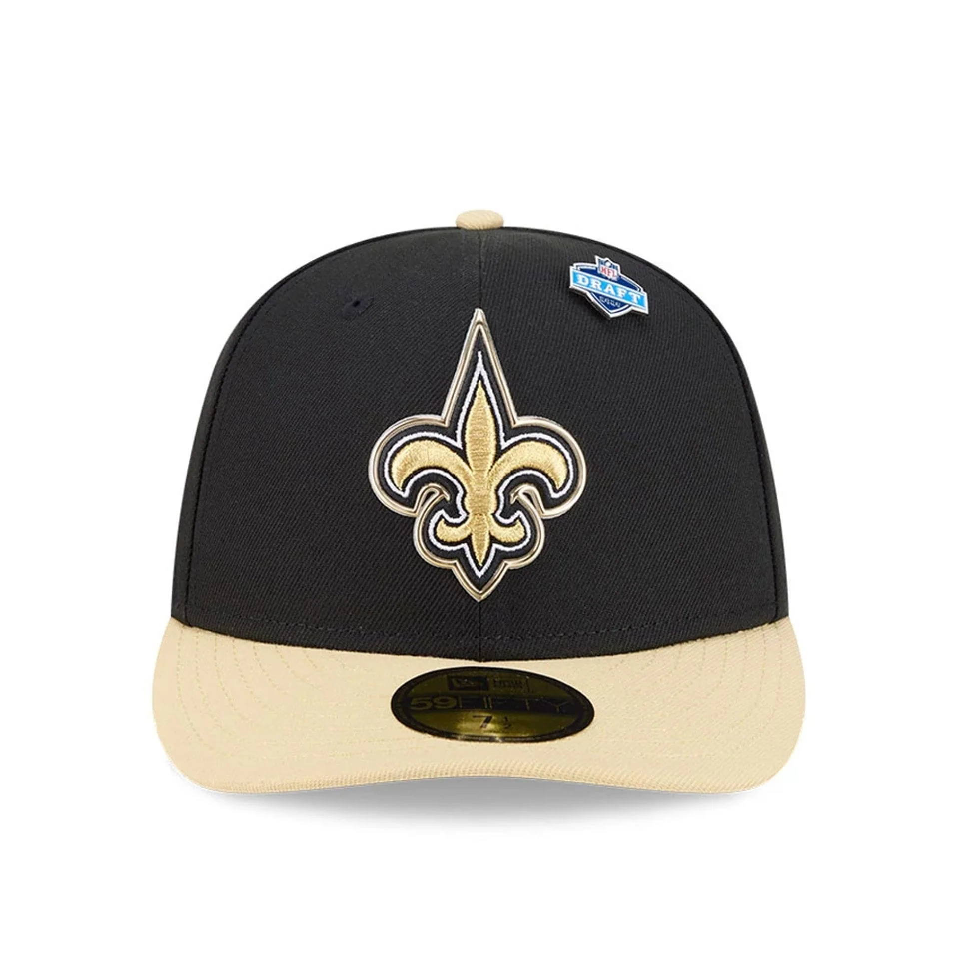 New Orleans Saints NFL Draft 2026 Black 59FIFTY Fitted Cap - Image 3