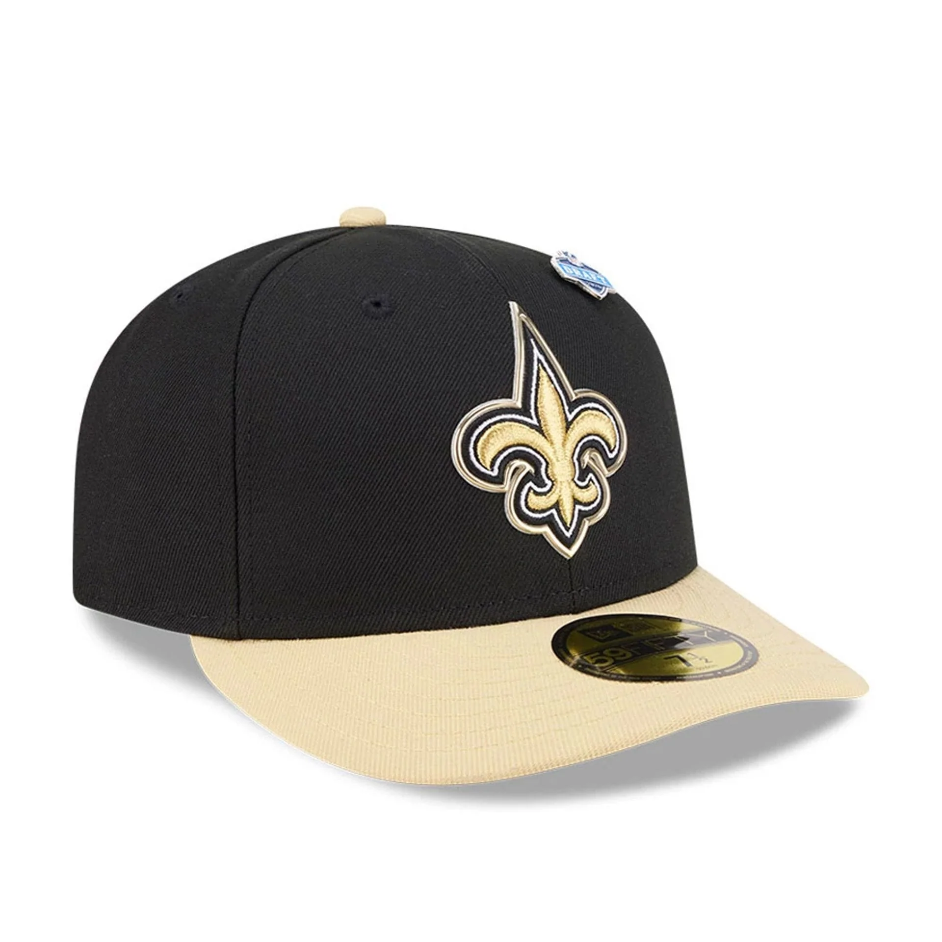 New Orleans Saints NFL Draft 2026 Black 59FIFTY Fitted Cap - Image 4