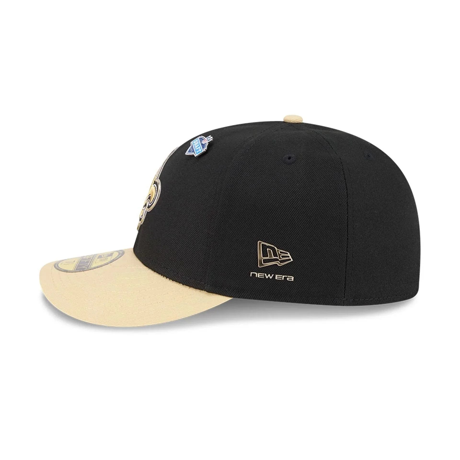 New Orleans Saints NFL Draft 2026 Black 59FIFTY Fitted Cap - Image 6