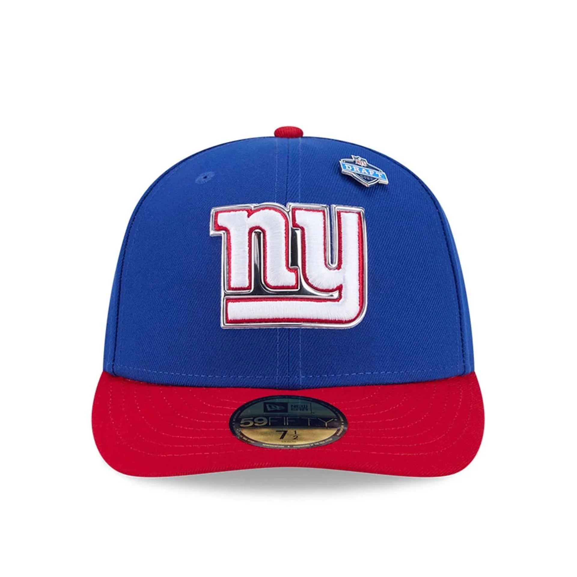 New York Giants NFL Draft 2026 Blue 59FIFTY Fitted Cap - Image 3