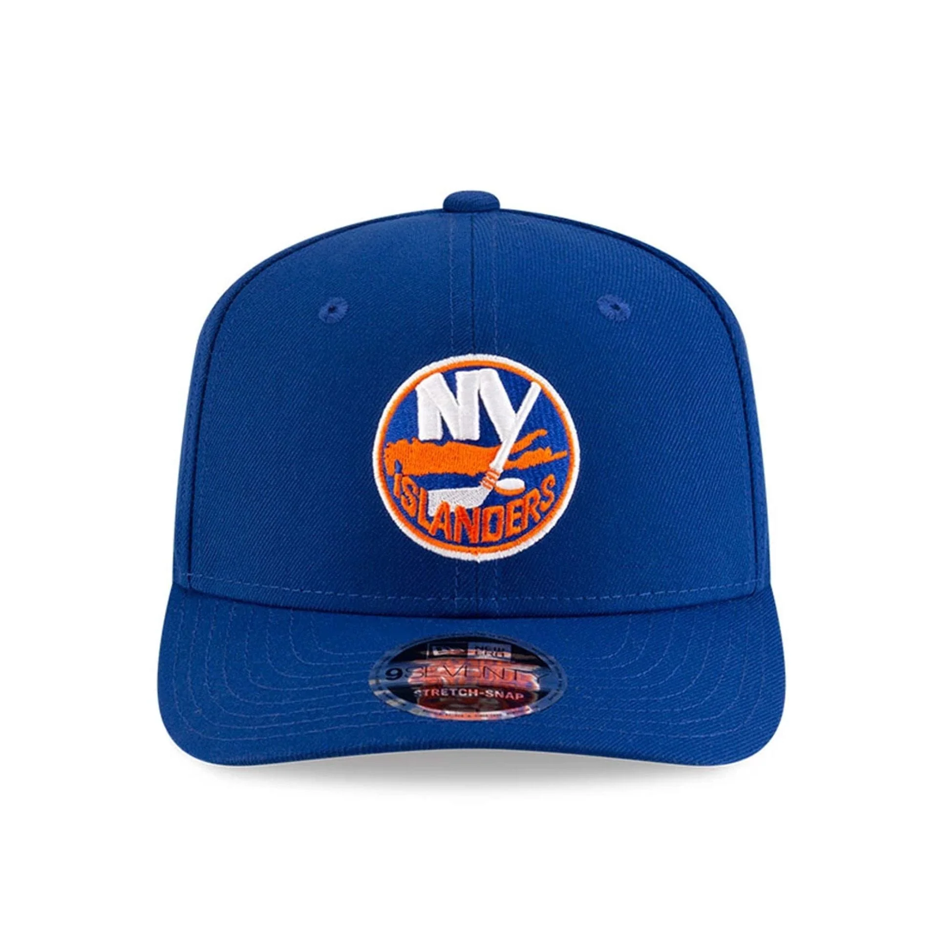 New York Islanders NHL Team Blue 9SEVENTY Stretch Snap Adjustable Cap - Image 3