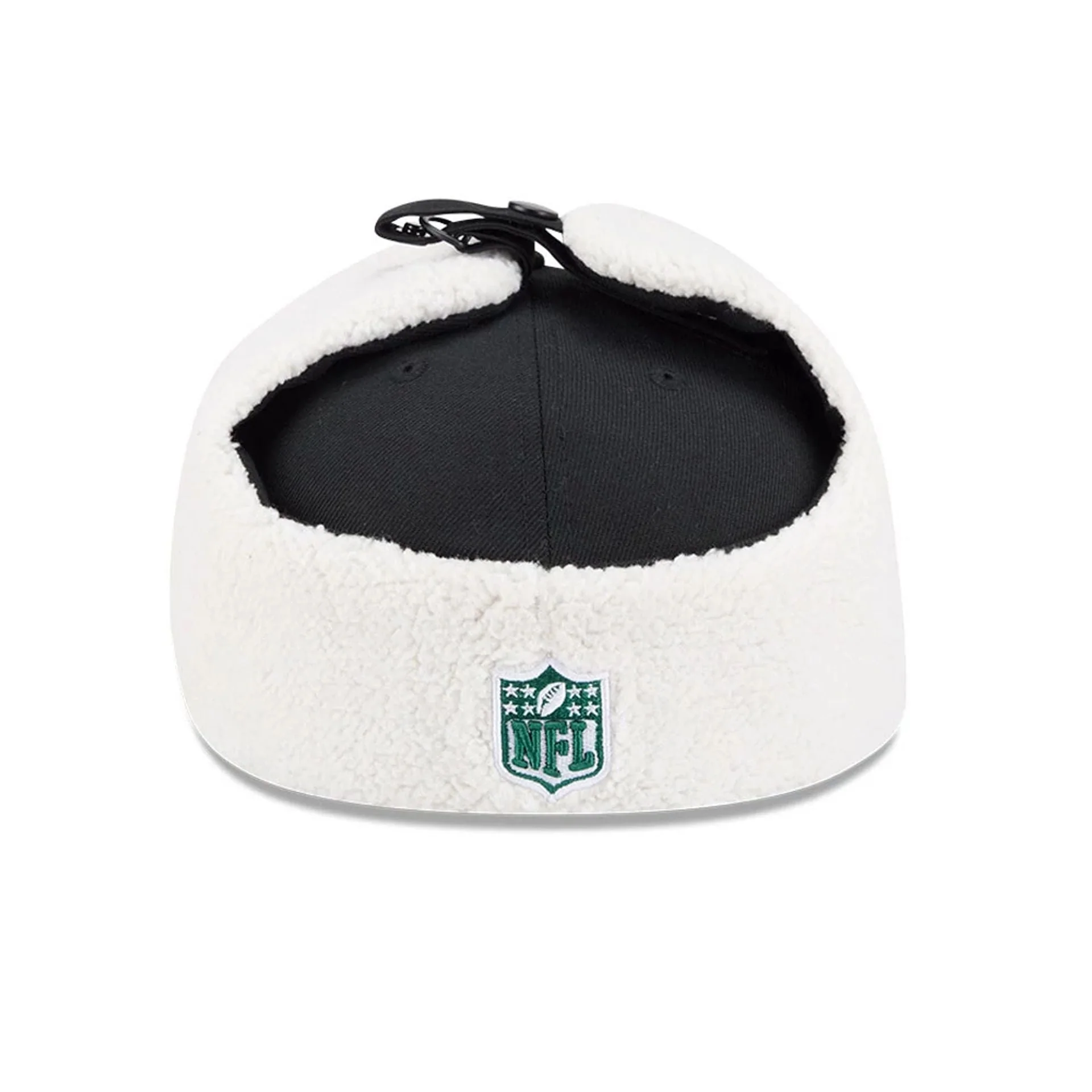 New York Jets NFL Classic Black Dogear 59FIFTY Fitted Cap - Image 5