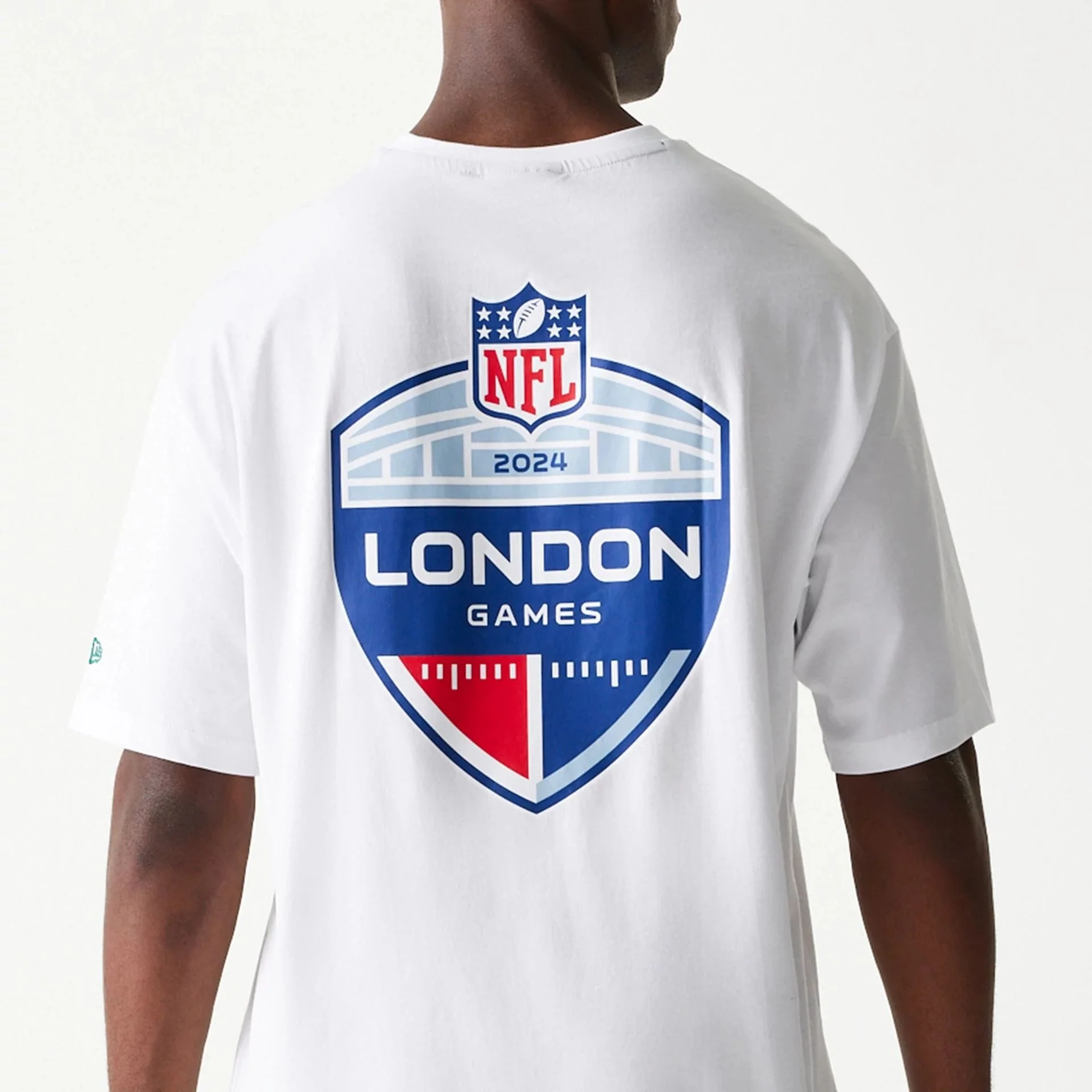 New York Jets NFL Games Collegiate White Oversized T-Shirt - Image 6