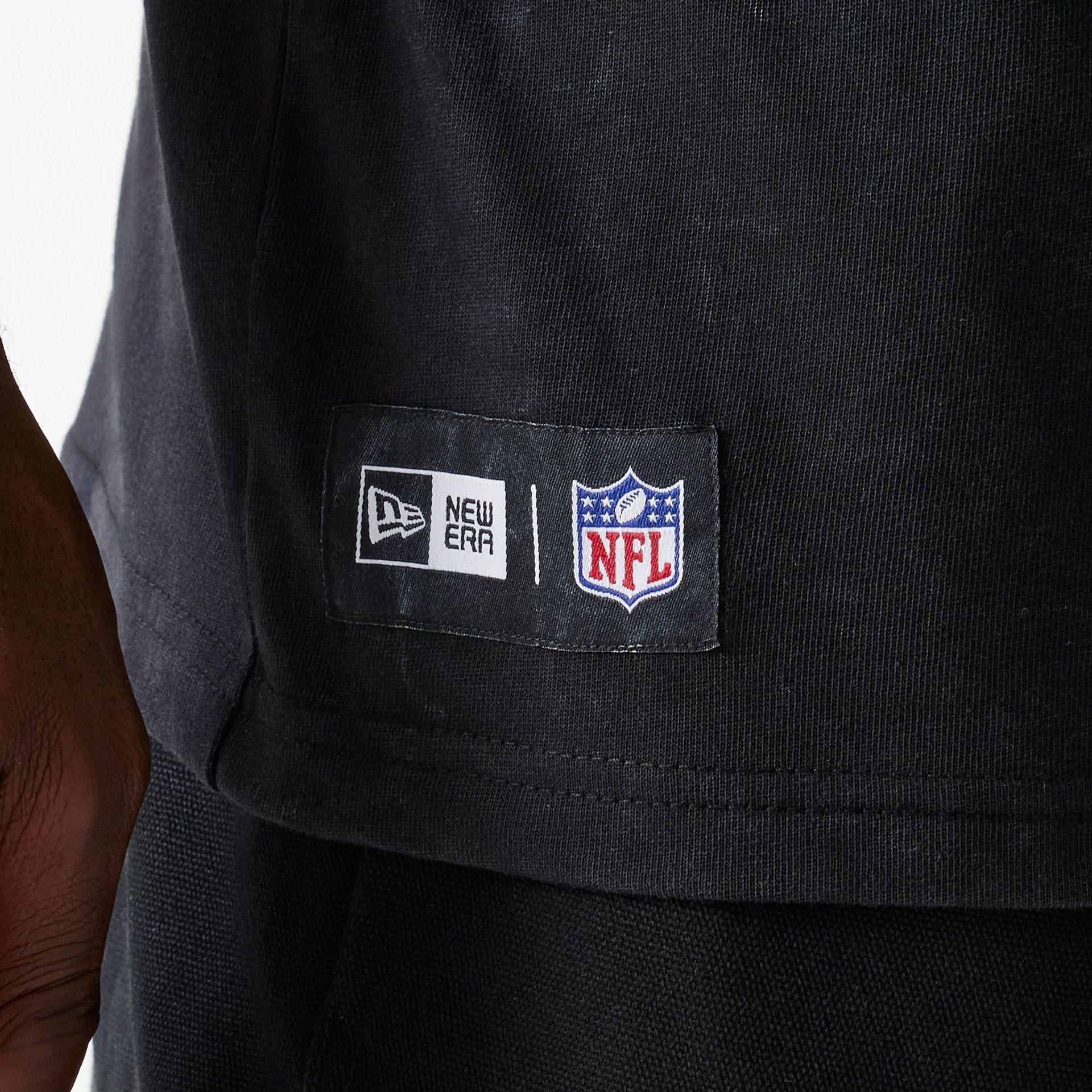 New York Jets NFL Games Premium Apparel Black Oversized T-Shirt - Image 3