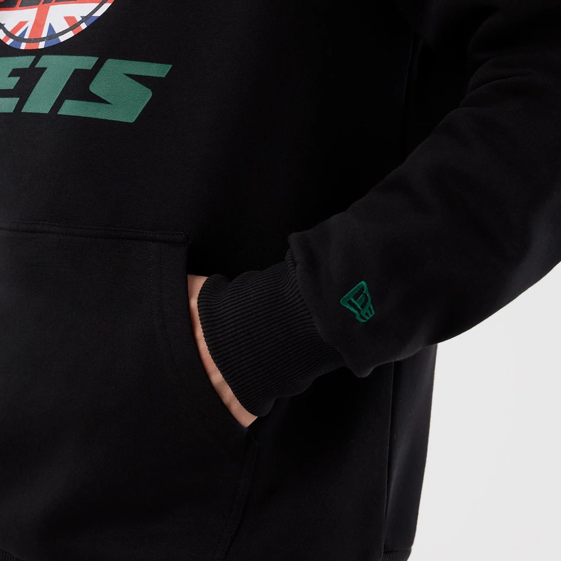 New York Jets NFL International Series Games Black Pullover Hoodie - Image 5