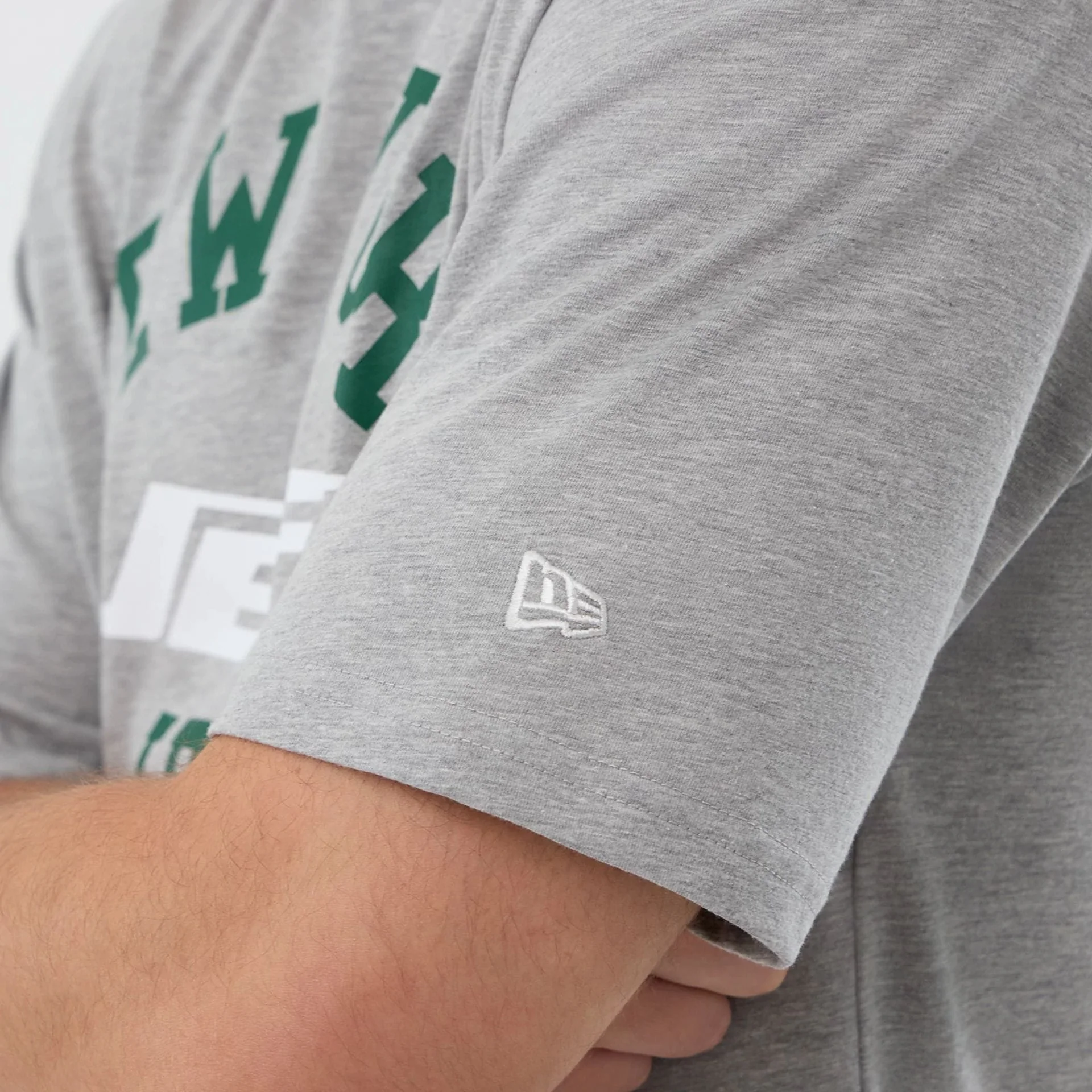 New York Jets NFL International Series Games Grey Oversized T-Shirt - Image 5