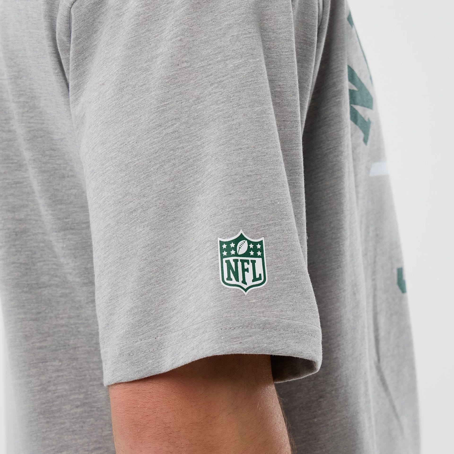 New York Jets NFL International Series Games Grey Oversized T-Shirt - Image 6