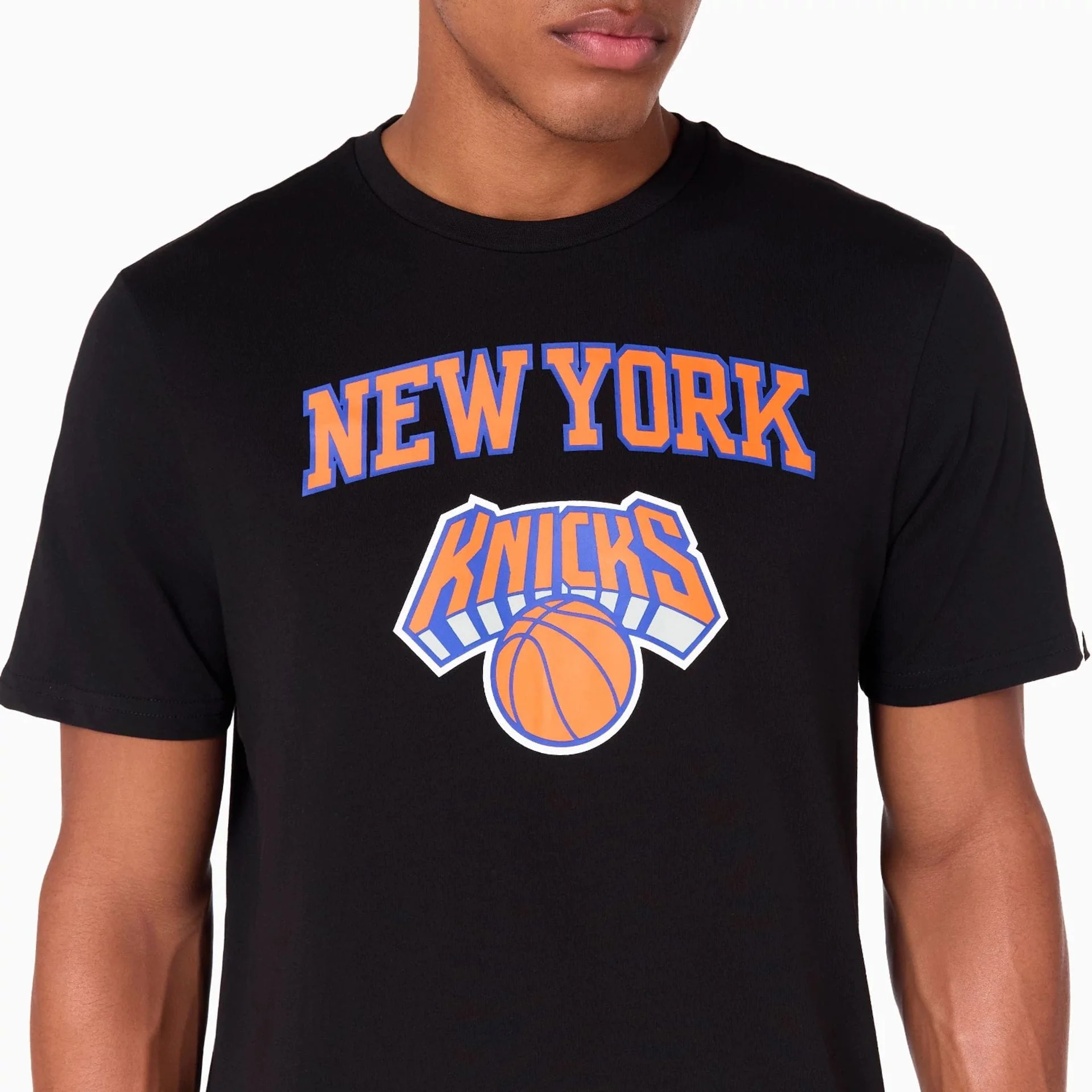 New York Knicks NBA Black T-Shirt - Image 2