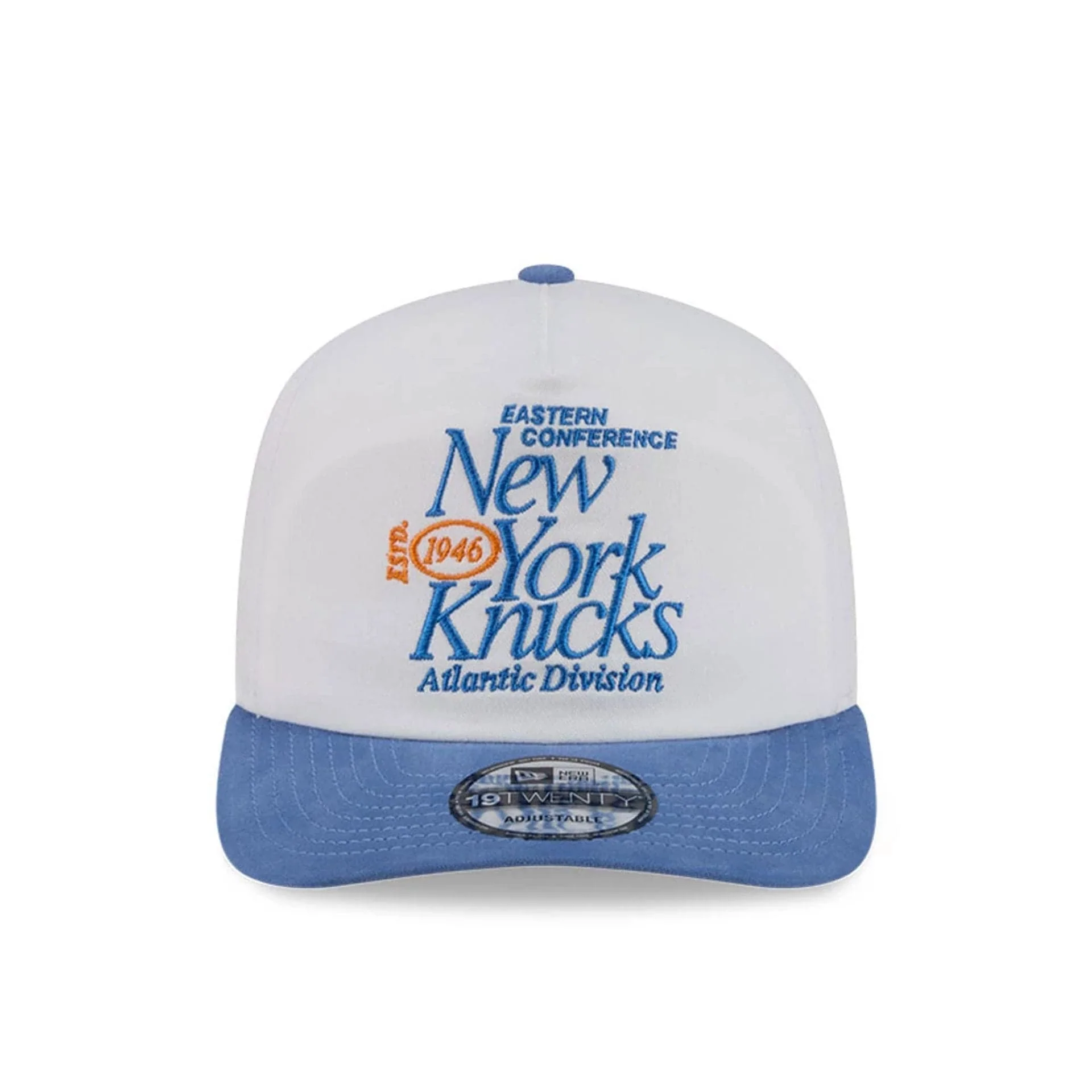 New York Knicks NBA Conference White 19TWENTY Adjustable Cap - Image 3