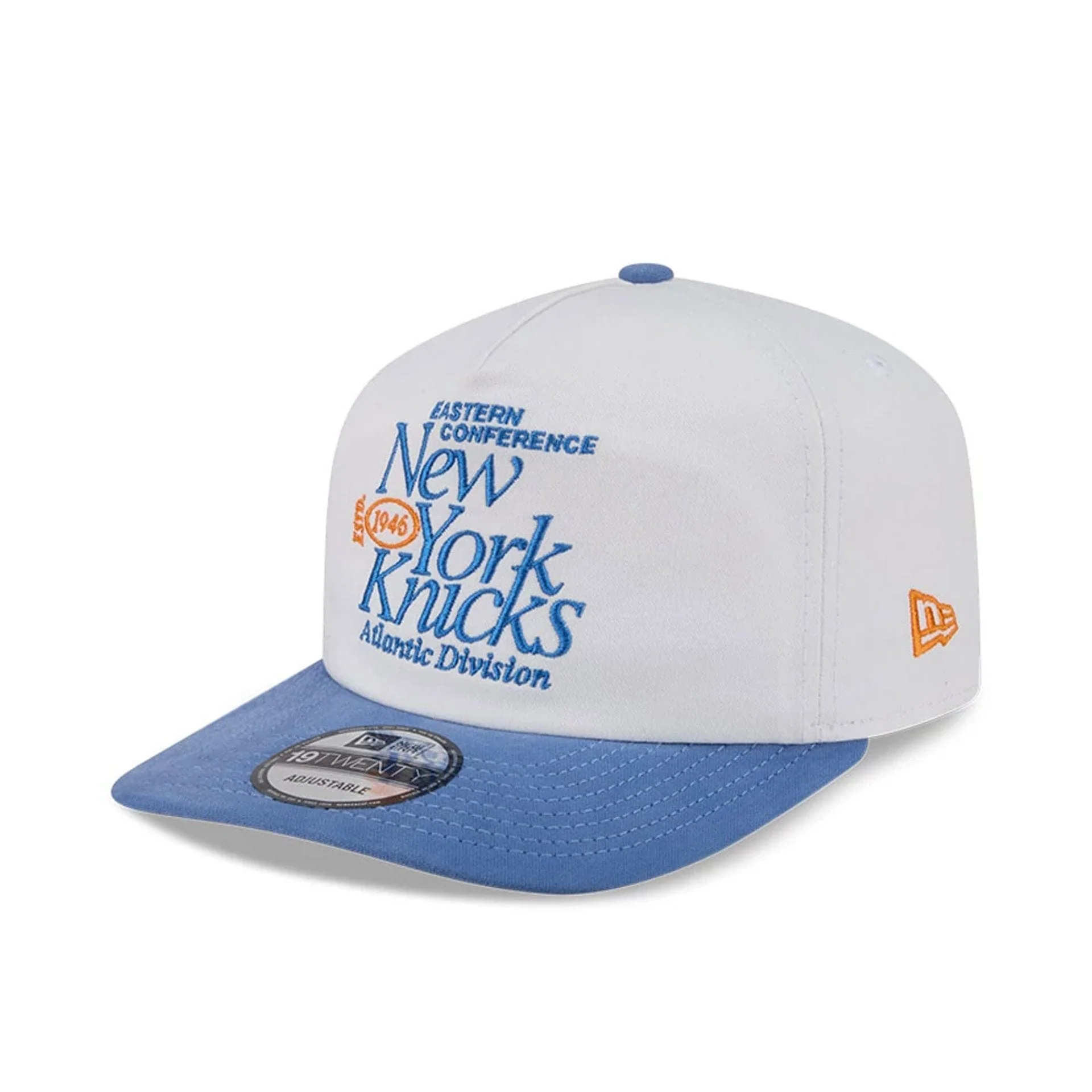New York Knicks NBA Conference White 19TWENTY Adjustable Cap - Image 4