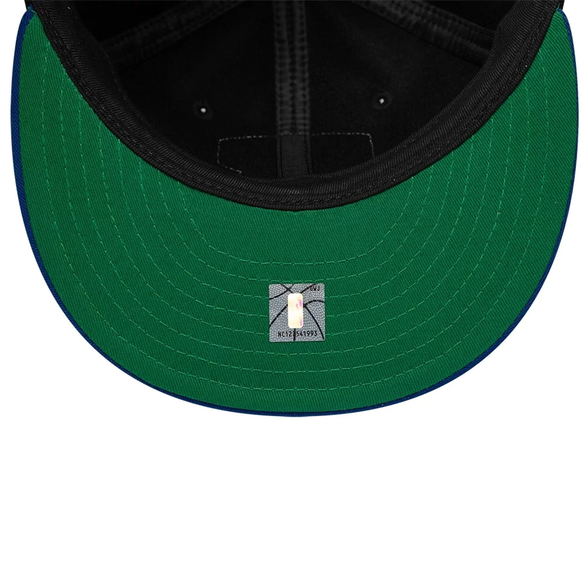 New York Knicks NBA Felt Logo Dark Blue Retro Crown 59FIFTY Fitted Cap - Image 2