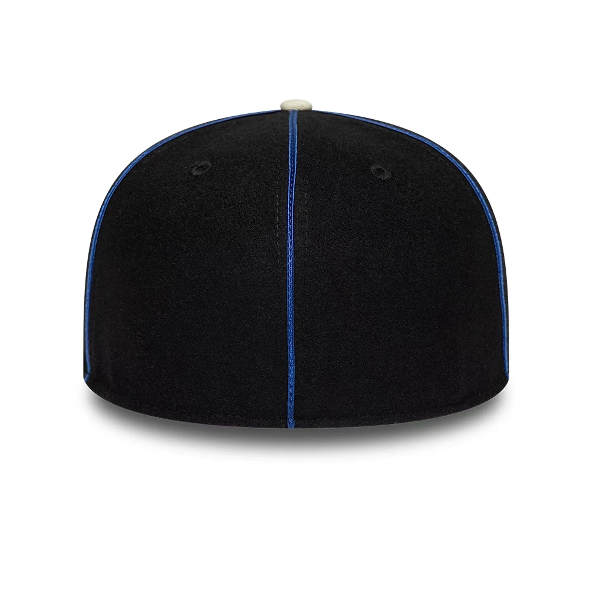 New York Knicks NBA Felt Logo Dark Blue Retro Crown 59FIFTY Fitted Cap - Image 7