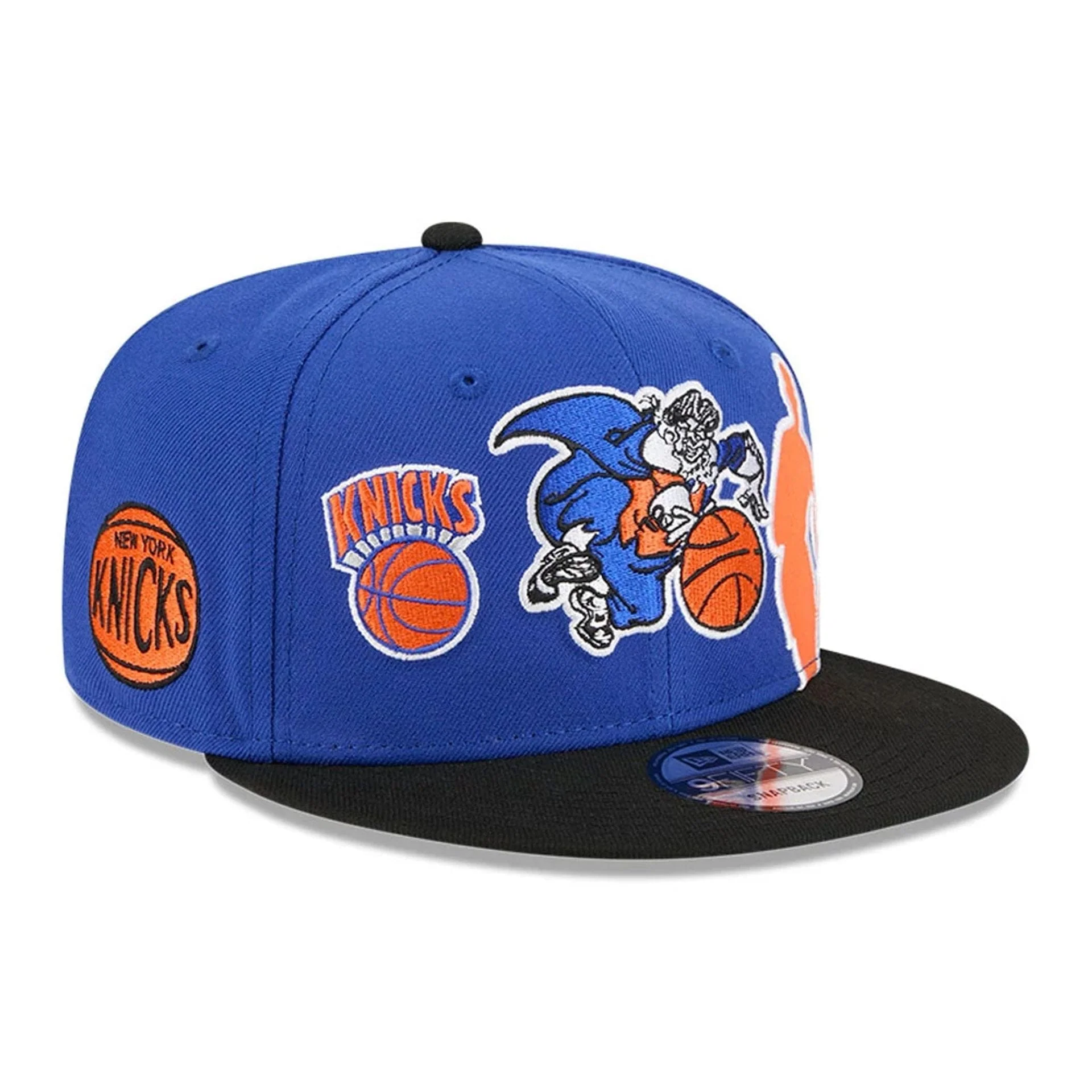New York Knicks NBA Hardwood Classic ASG Blue 9FIFTY Snapback Adjustable Cap - Image 4