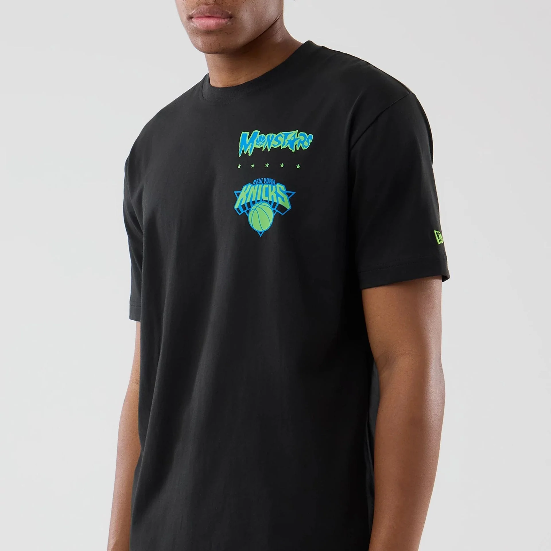 New York Knicks Space Jam 2 X NBA Black T-Shirt - Image 5