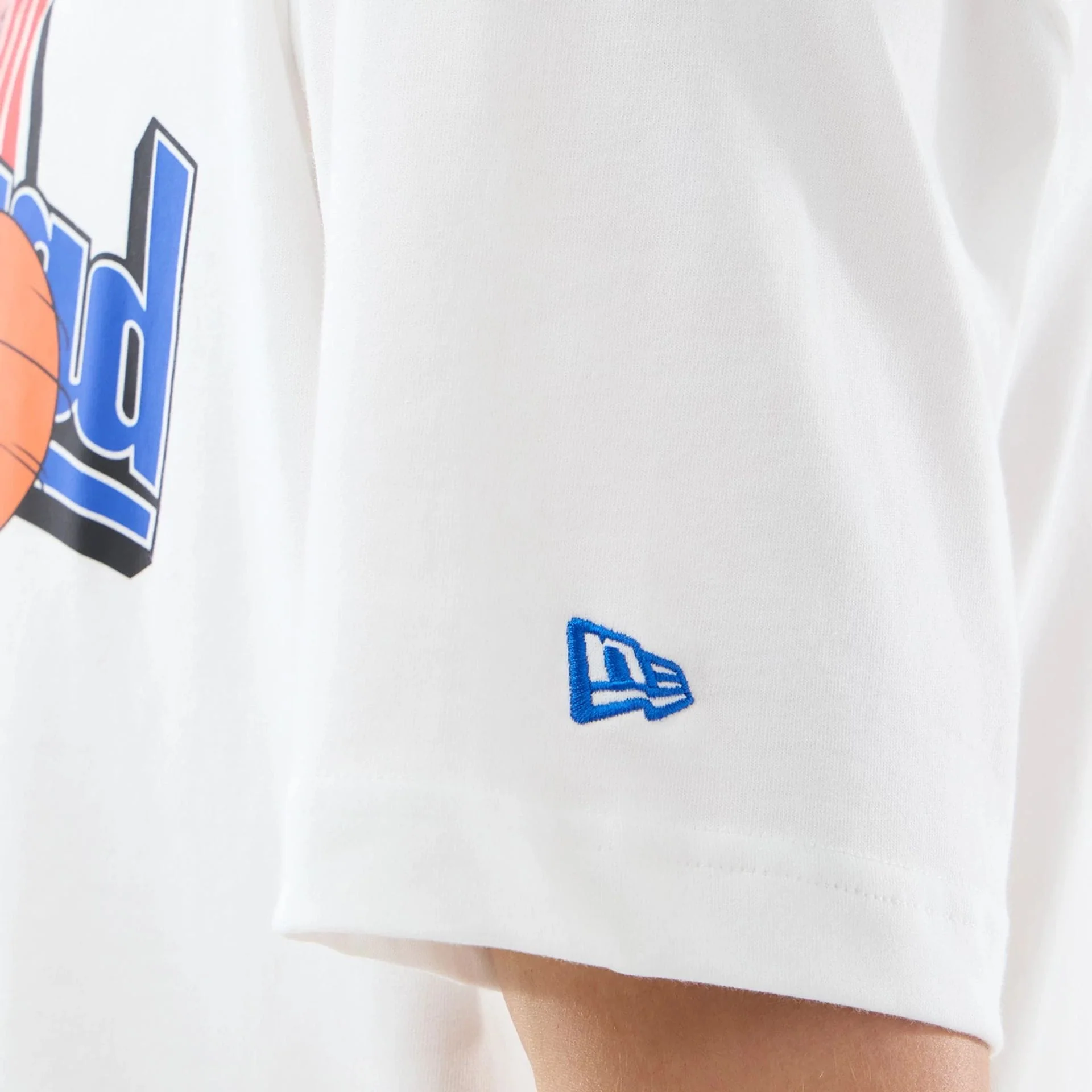 New York Knicks Space Jam 2 X NBA White T-Shirt - Image 4