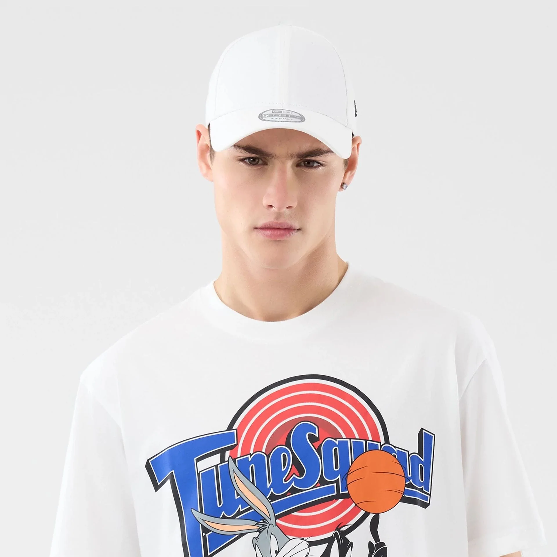 New York Knicks Space Jam 2 X NBA White T-Shirt - Image 6