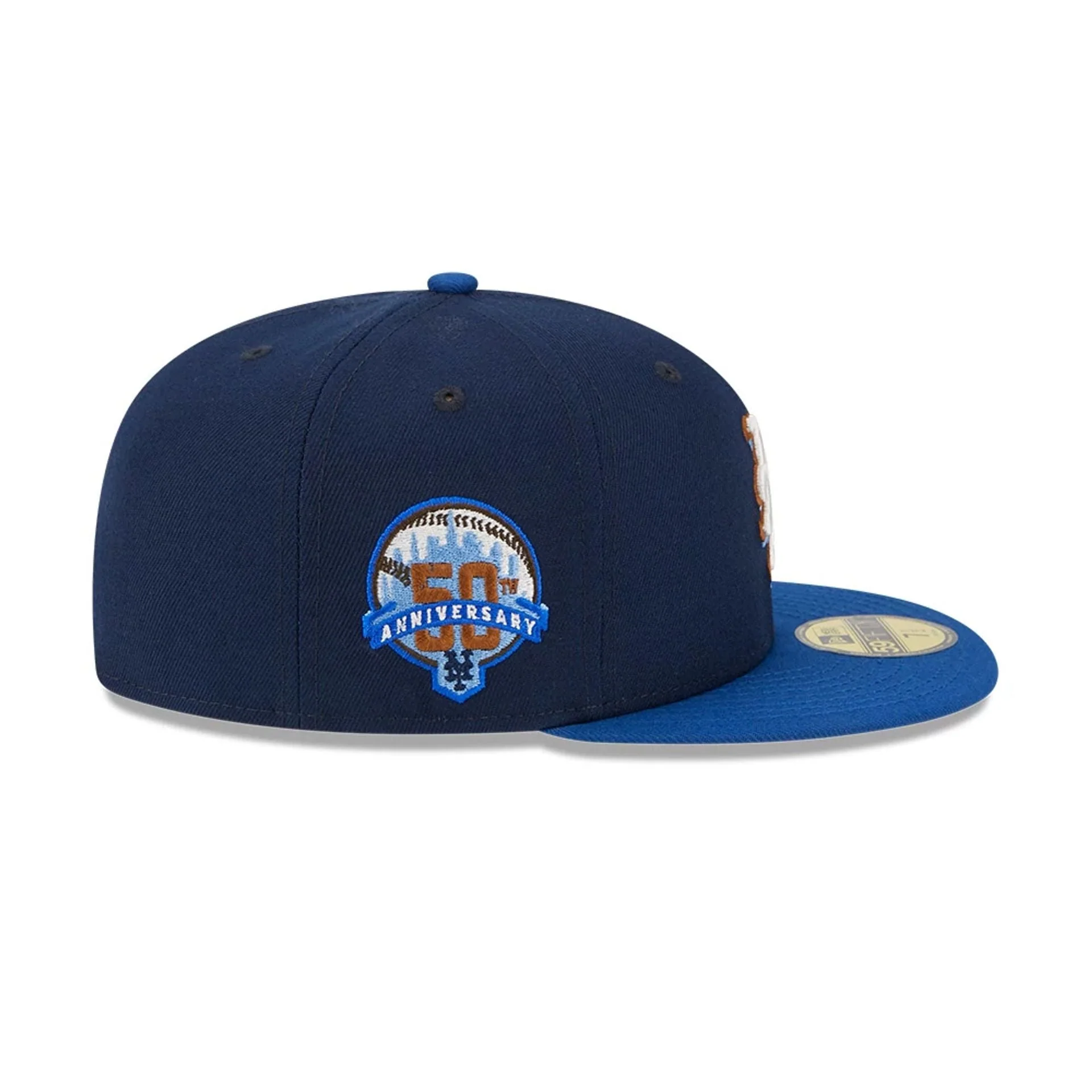 New York Mets Dark Blue 59FIFTY Fitted Cap - Image 5