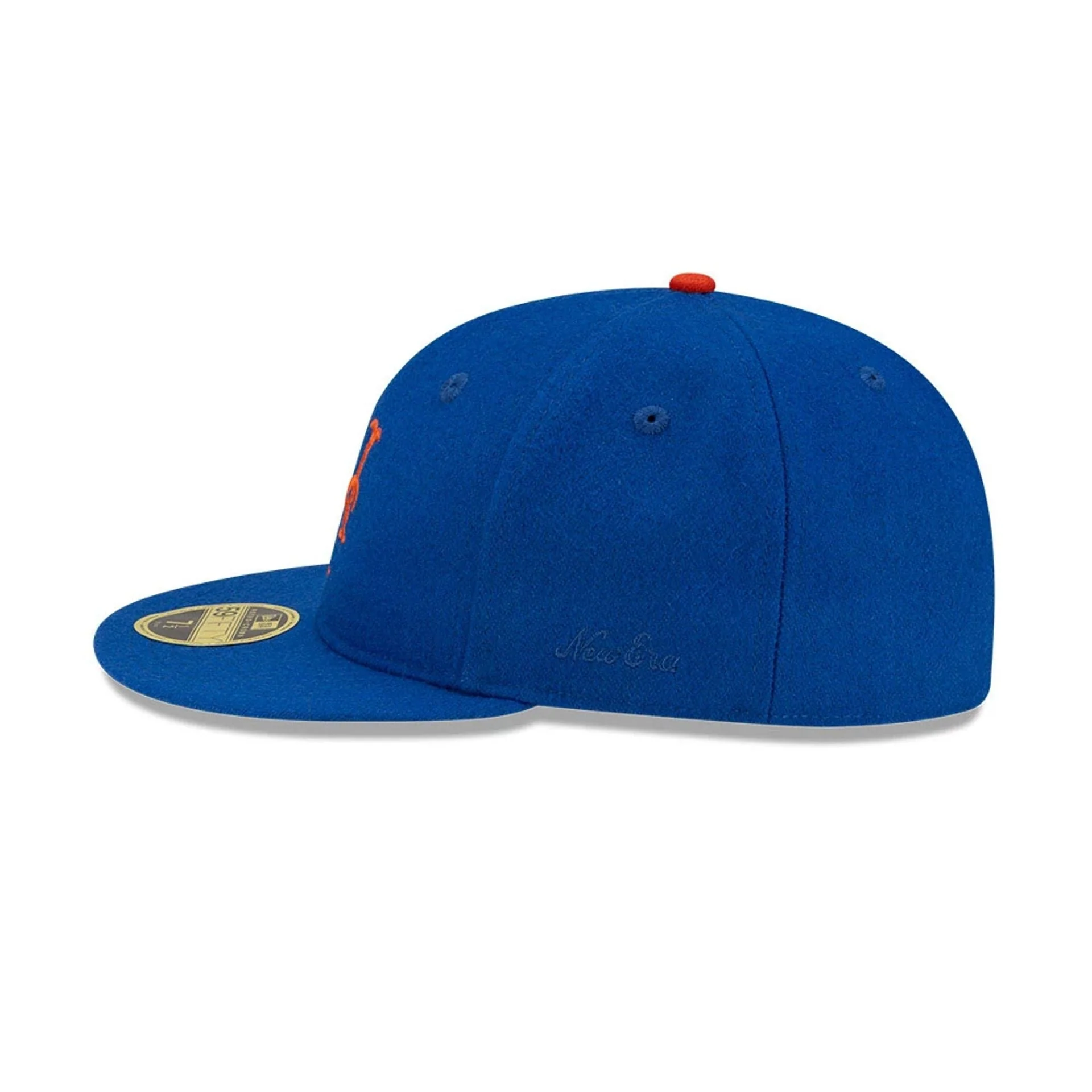 New York Mets FOG X MLB Blue Retro Crown 59FIFTY Fitted Cap - Image 7