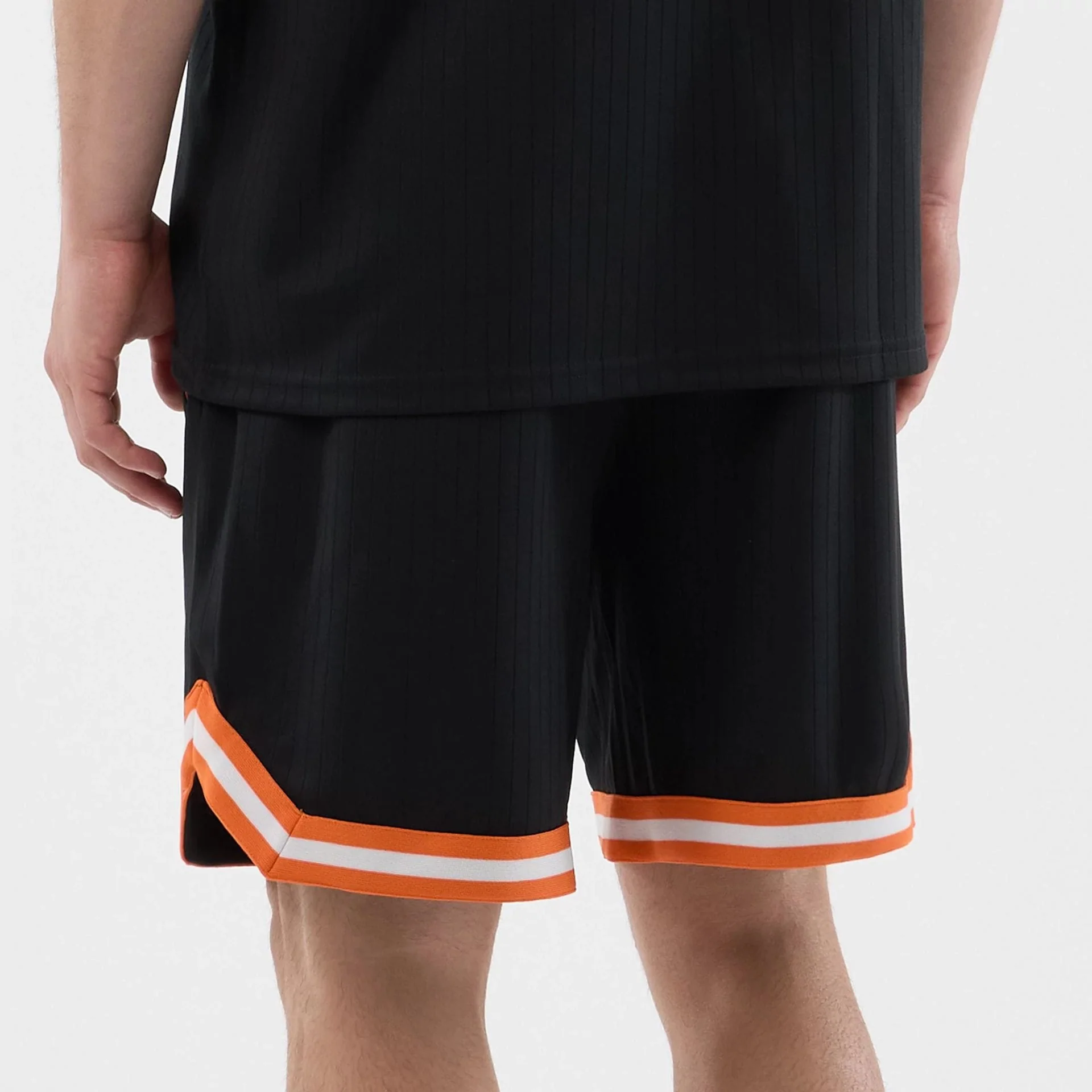 New York Mets MLB Arch Black Oversized Shorts - Image 6
