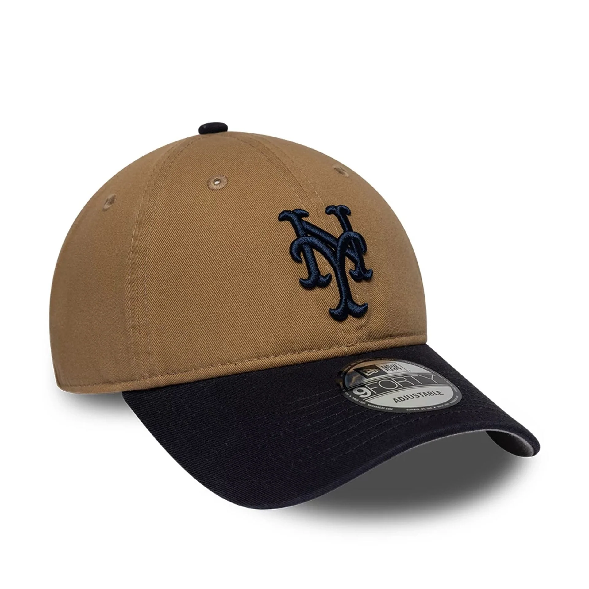 New York Mets MLB Beige 9FORTY Unstructured Adjustable Cap - Image 4