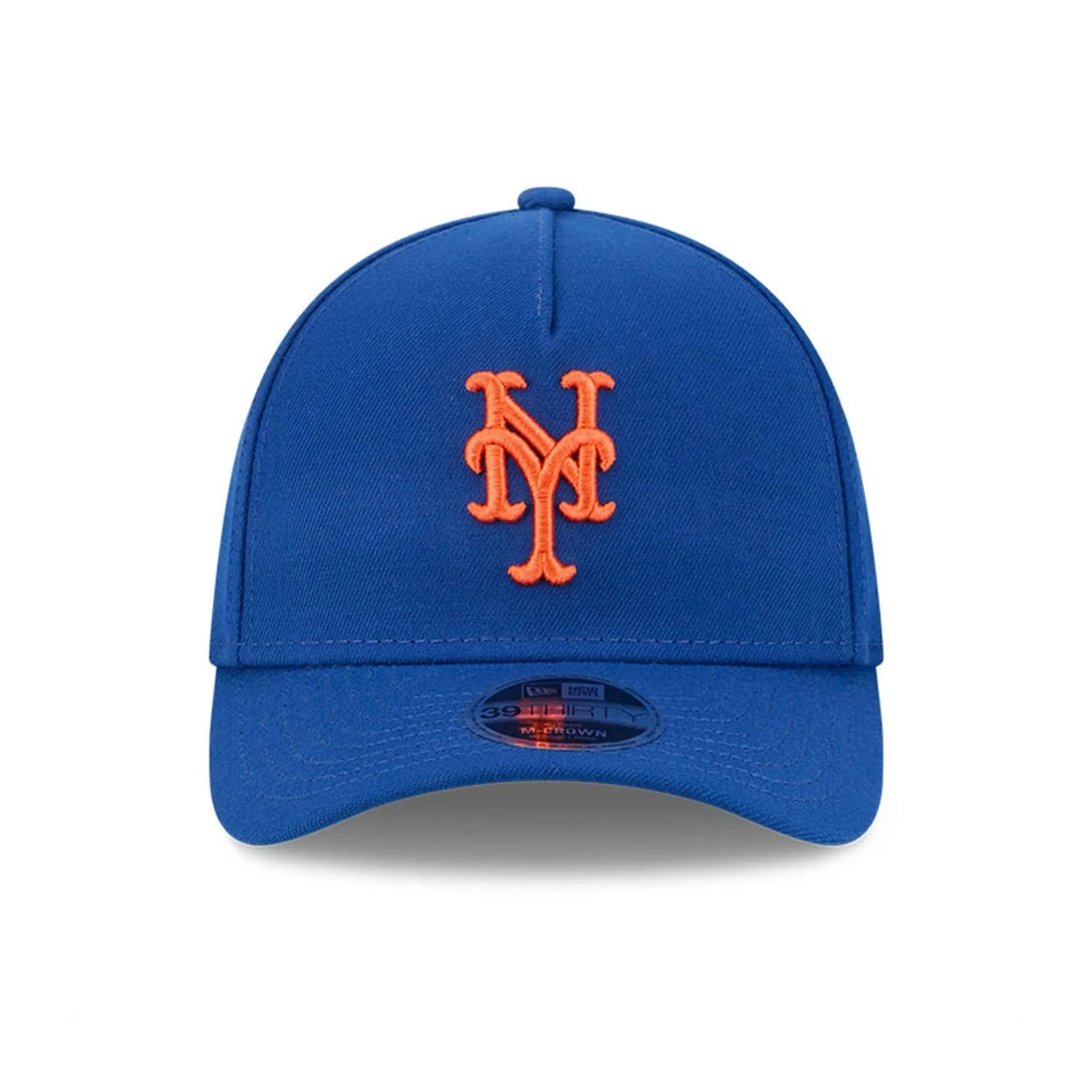 New York Mets MLB Blue 39THIRTY M-Crown A-Frame Stretch Fit Cap - Image 3