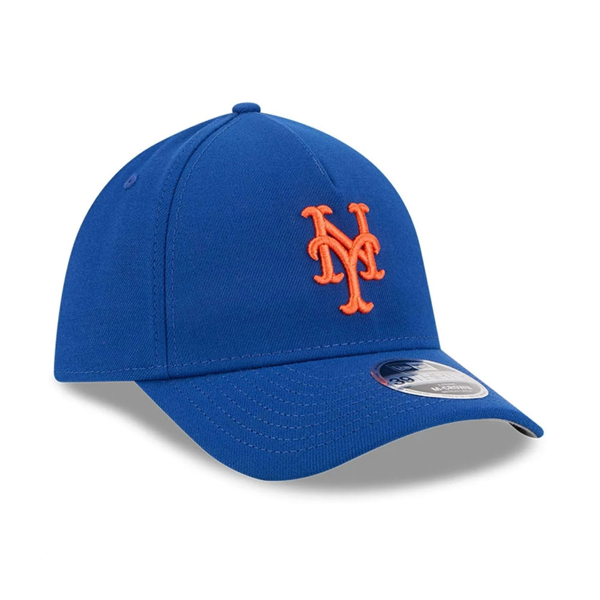 New York Mets MLB Blue 39THIRTY M-Crown A-Frame Stretch Fit Cap - Image 4