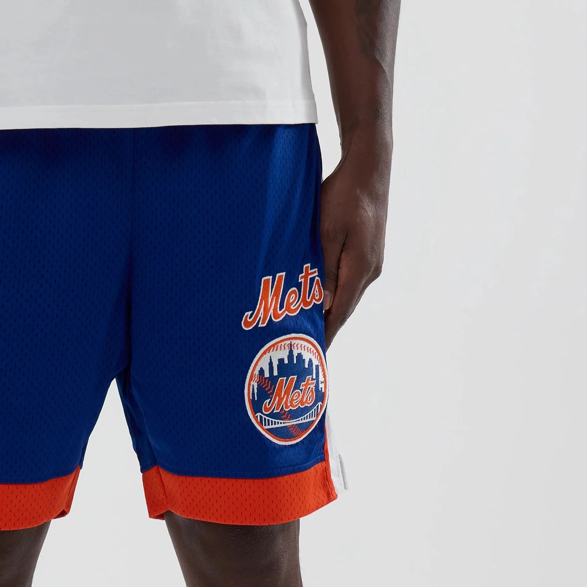 New York Mets MLB Blue Mesh Shorts - Image 5