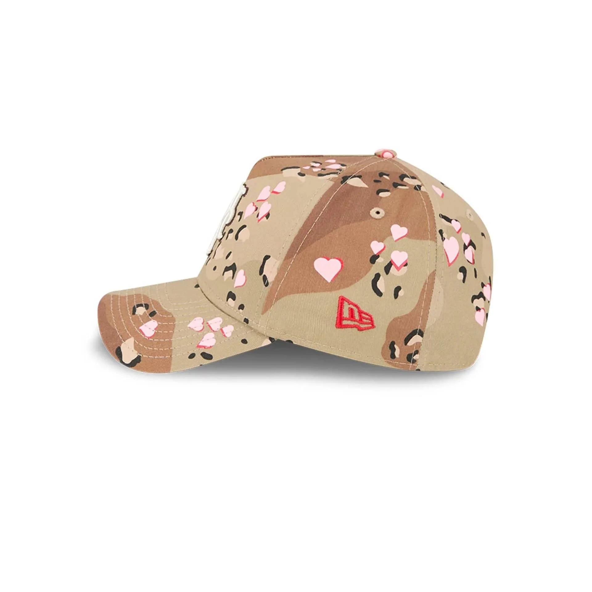 New York Mets MLB Camo Hearts Desert Camo 9FORTY A-Frame Adjustable Cap - Image 5
