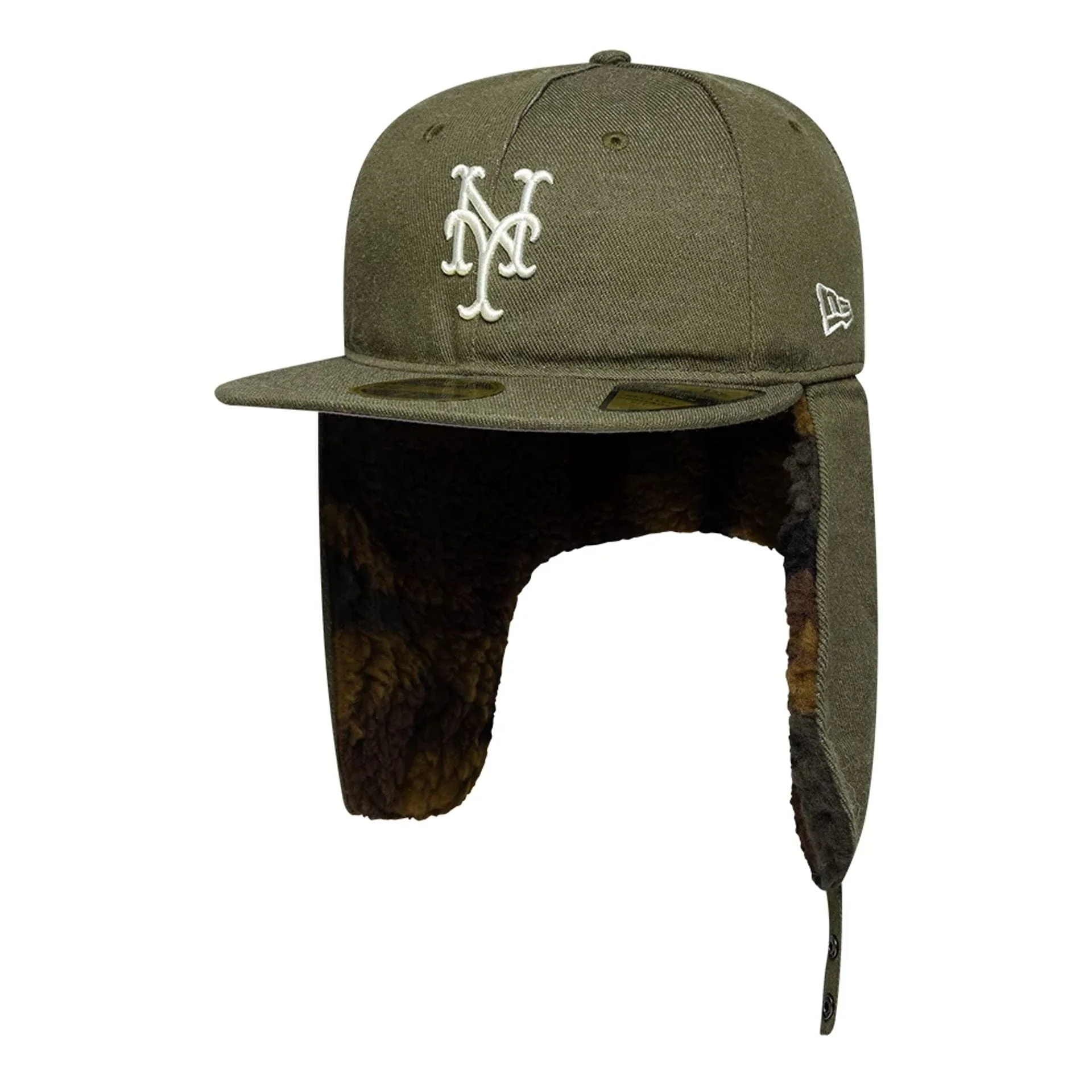 New York Mets MLB Camo Open Green Retro Crown 59FIFTY Fitted Cap - Image 2