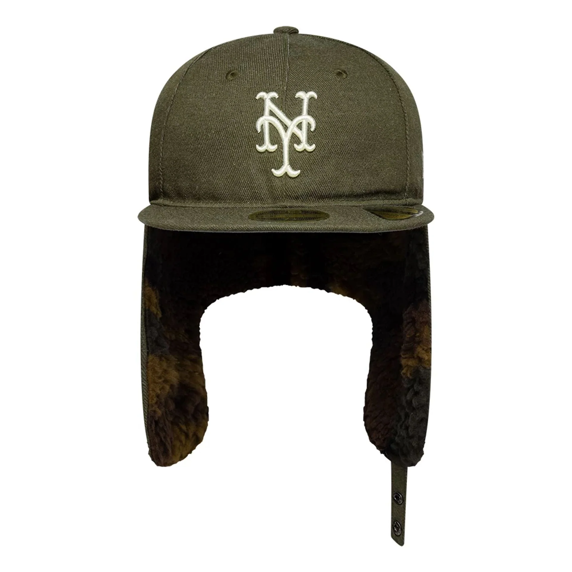 New York Mets MLB Camo Open Green Retro Crown 59FIFTY Fitted Cap - Image 7