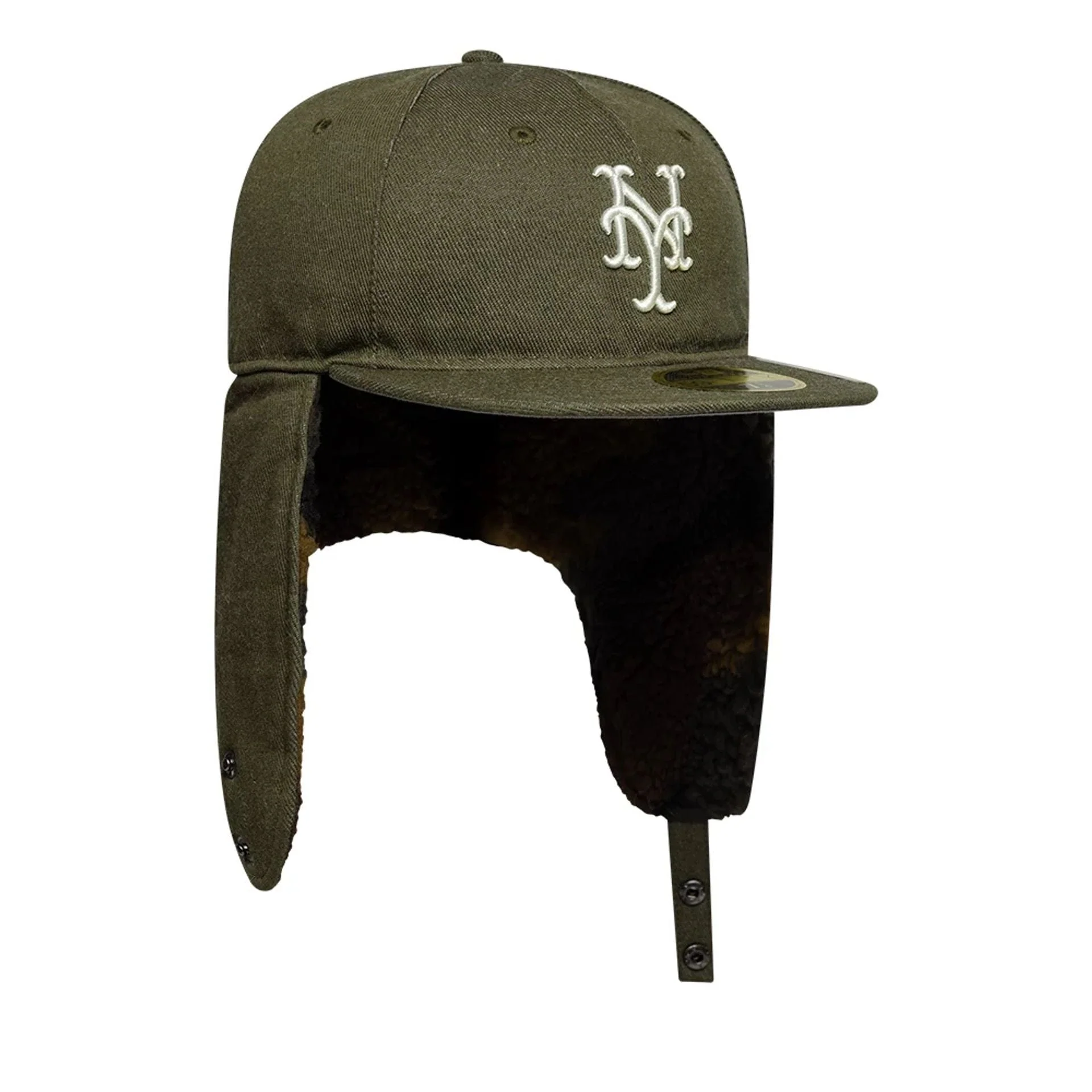 New York Mets MLB Camo Open Green Retro Crown 59FIFTY Fitted Cap - Image 8