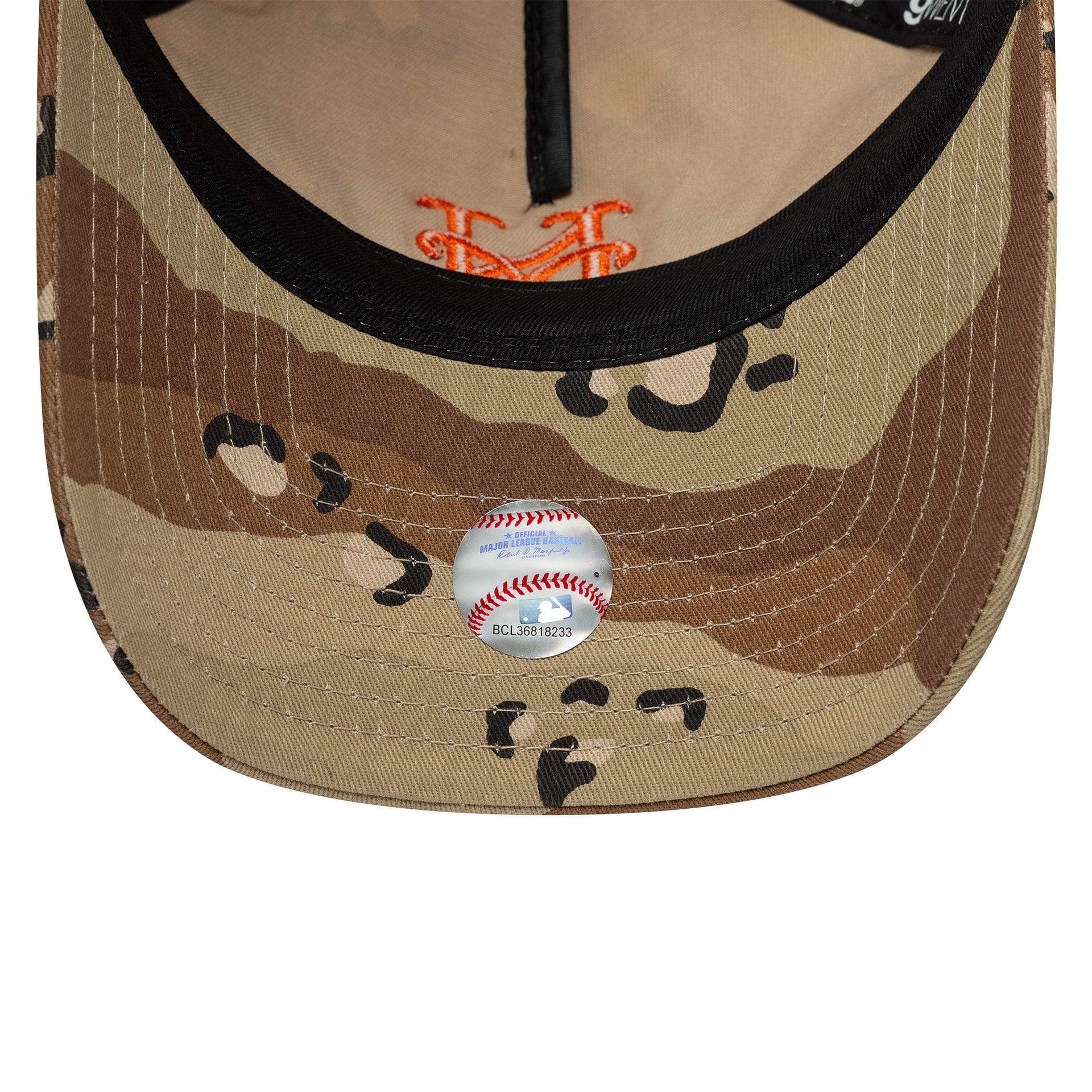 New York Mets MLB Camo Reserve Desert Camo 9TWENTY A-Frame Adjustable Cap - Image 7