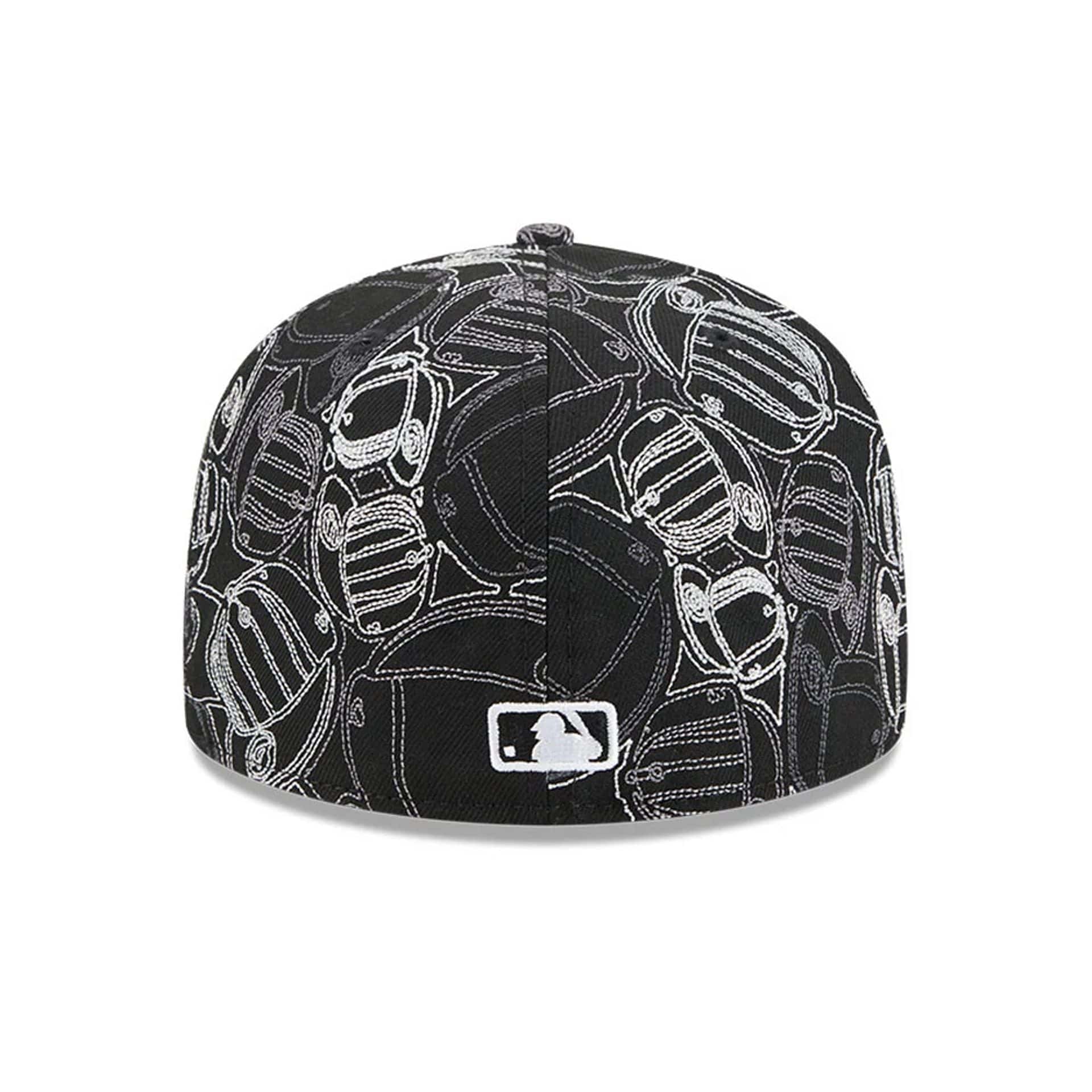 New York Mets MLB Cap Scramble Black 59FIFTY Fitted Cap - Image 5