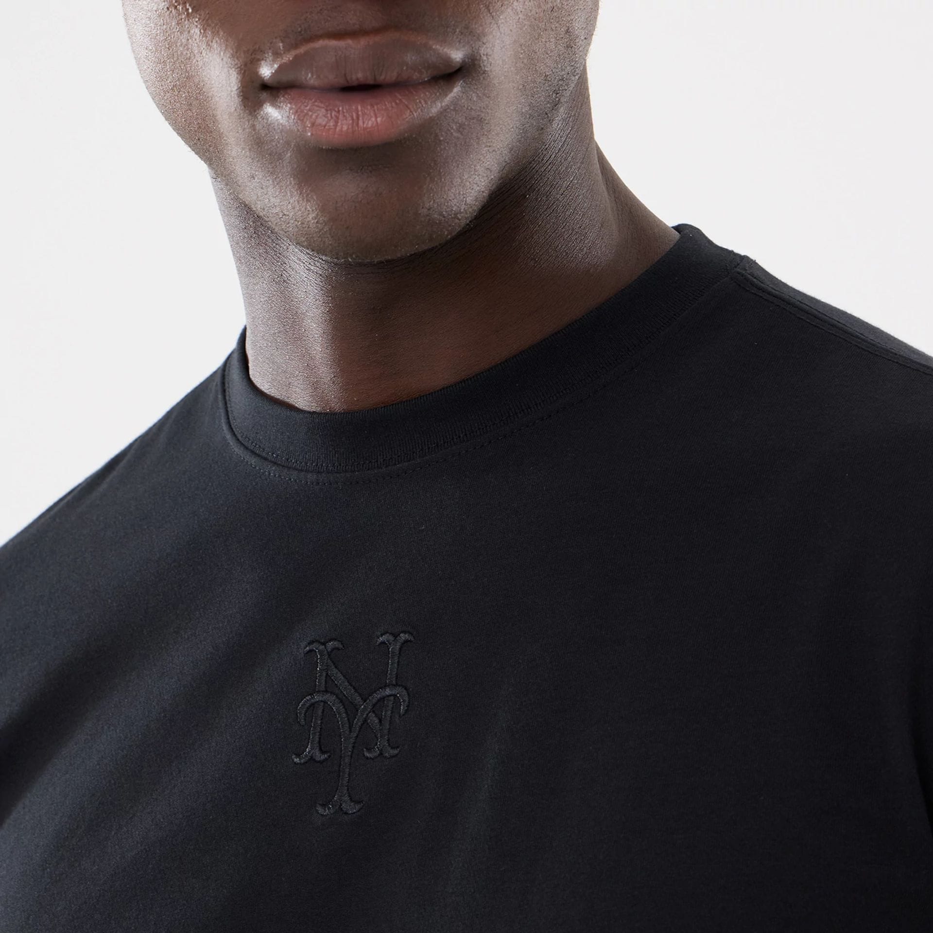 New York Mets MLB Cartoon Black T-Shirt - Image 3
